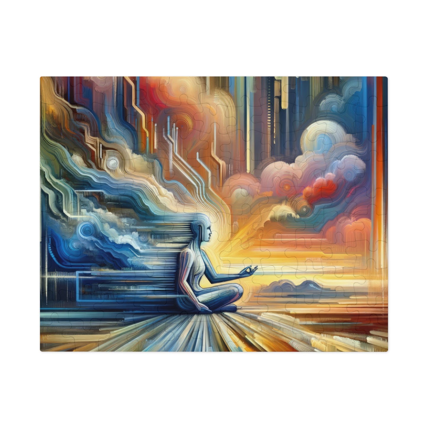 Eternal Digital Meditation Jigsaw Puzzle (30, 110, 252, 500,1000-Piece)