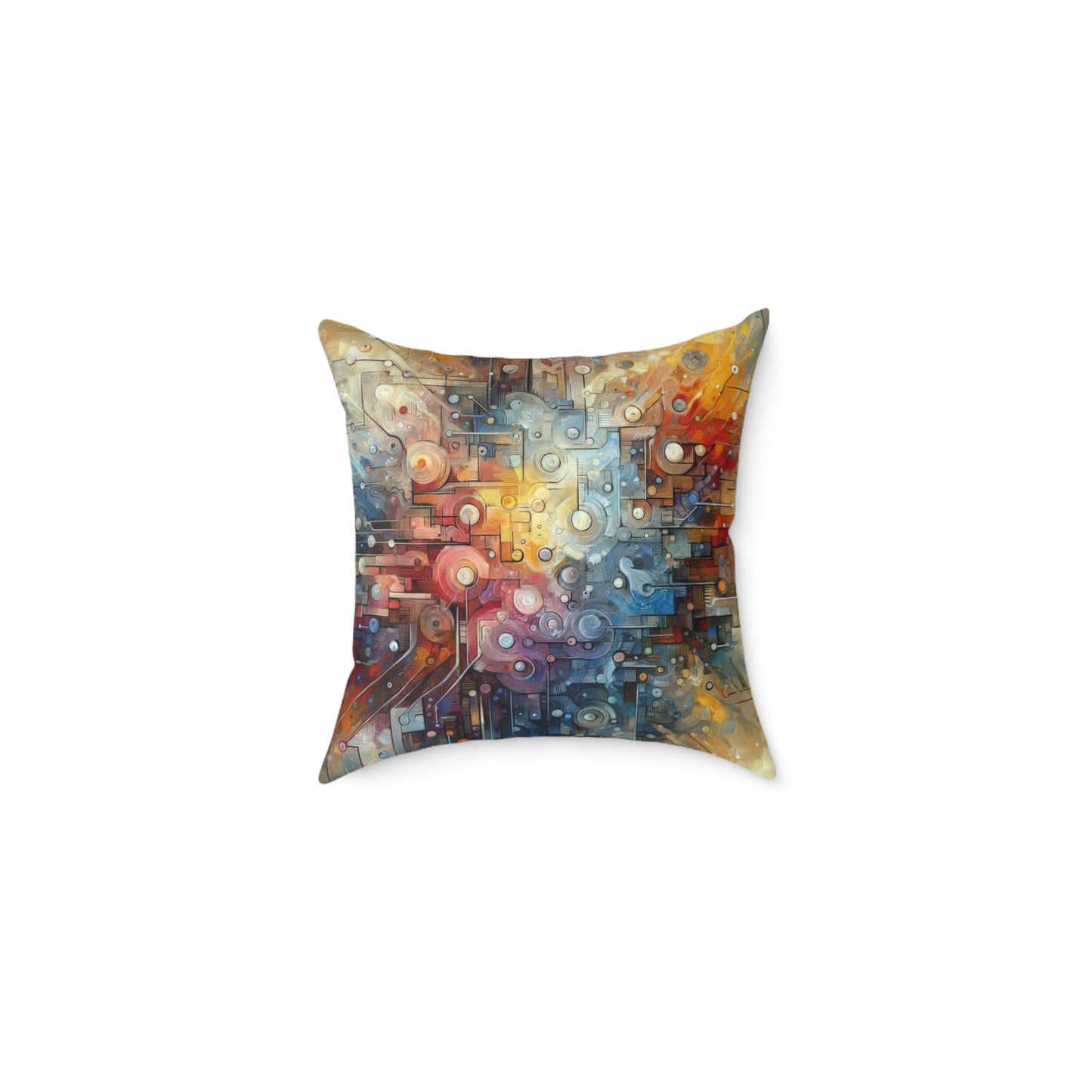 Empathy Scaffold Unity Spun Polyester Pillow