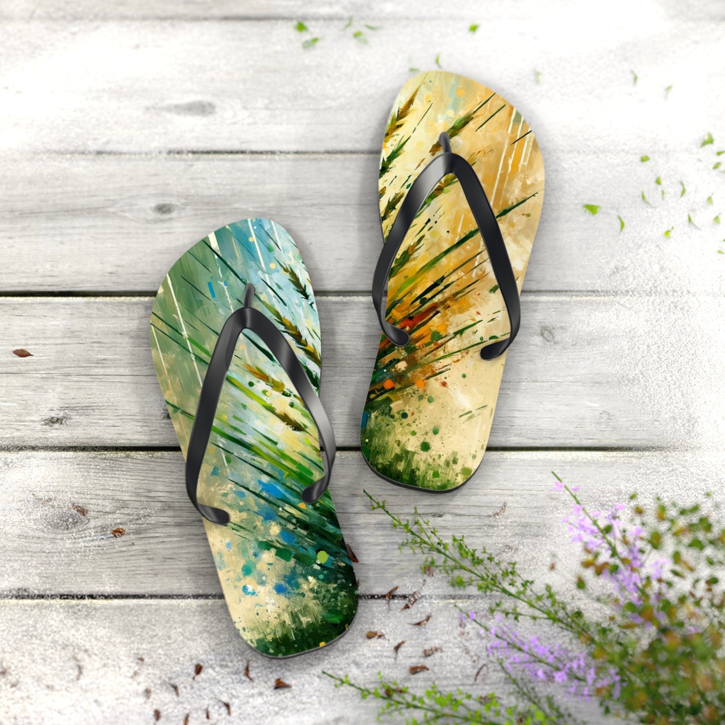 Grass Testament Change Flip Flops