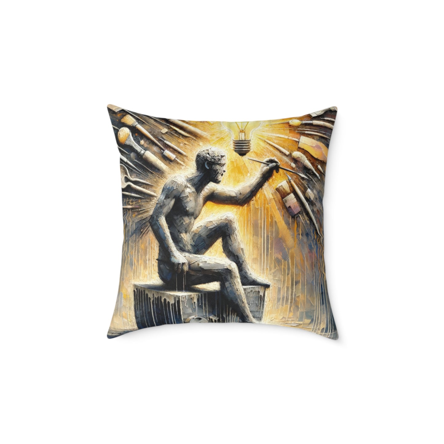 Idea Sculptor Genesis Spun Polyester Pillow