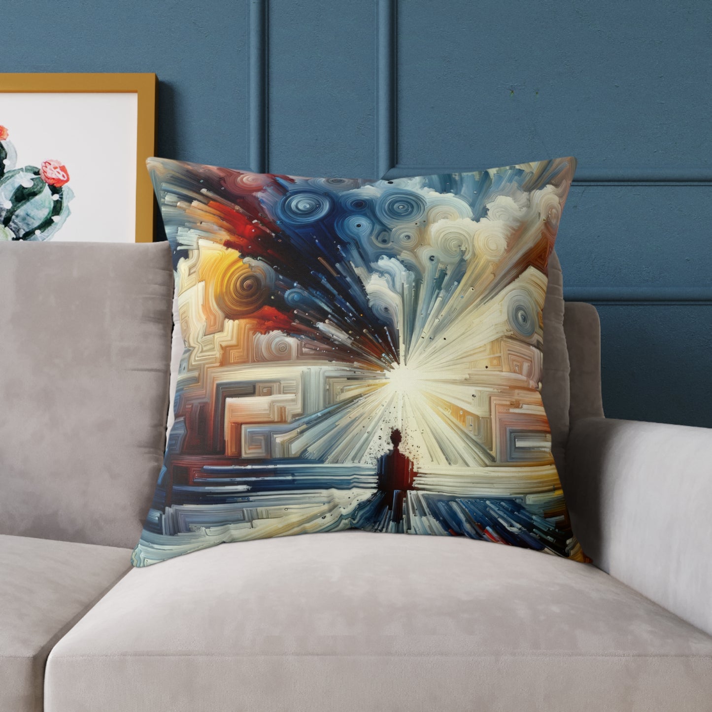 Memory Labyrinth Focus Spun Polyester Pillow
