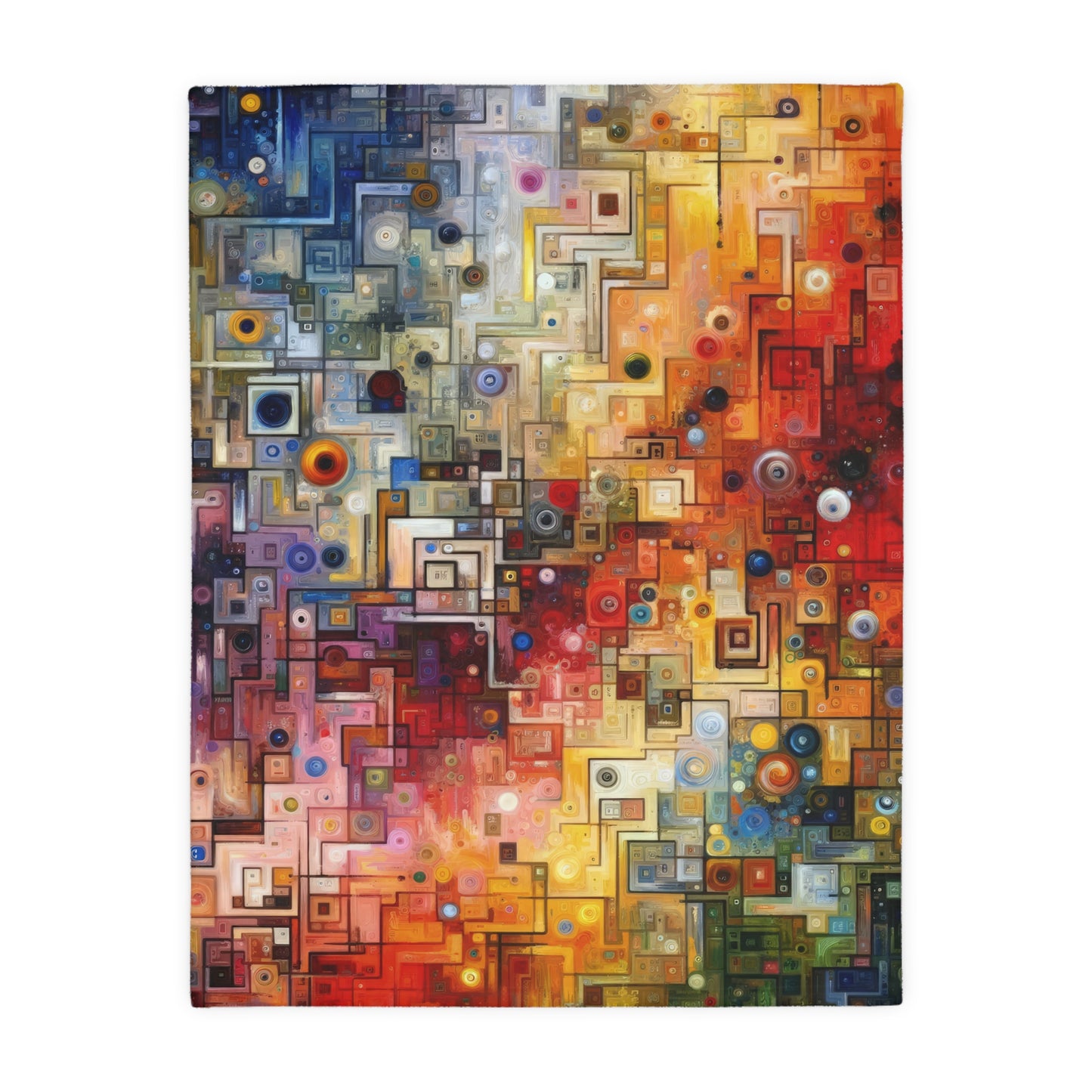Witty Conversation Tapestry Velveteen Microfiber Blanket (Two-sided print)