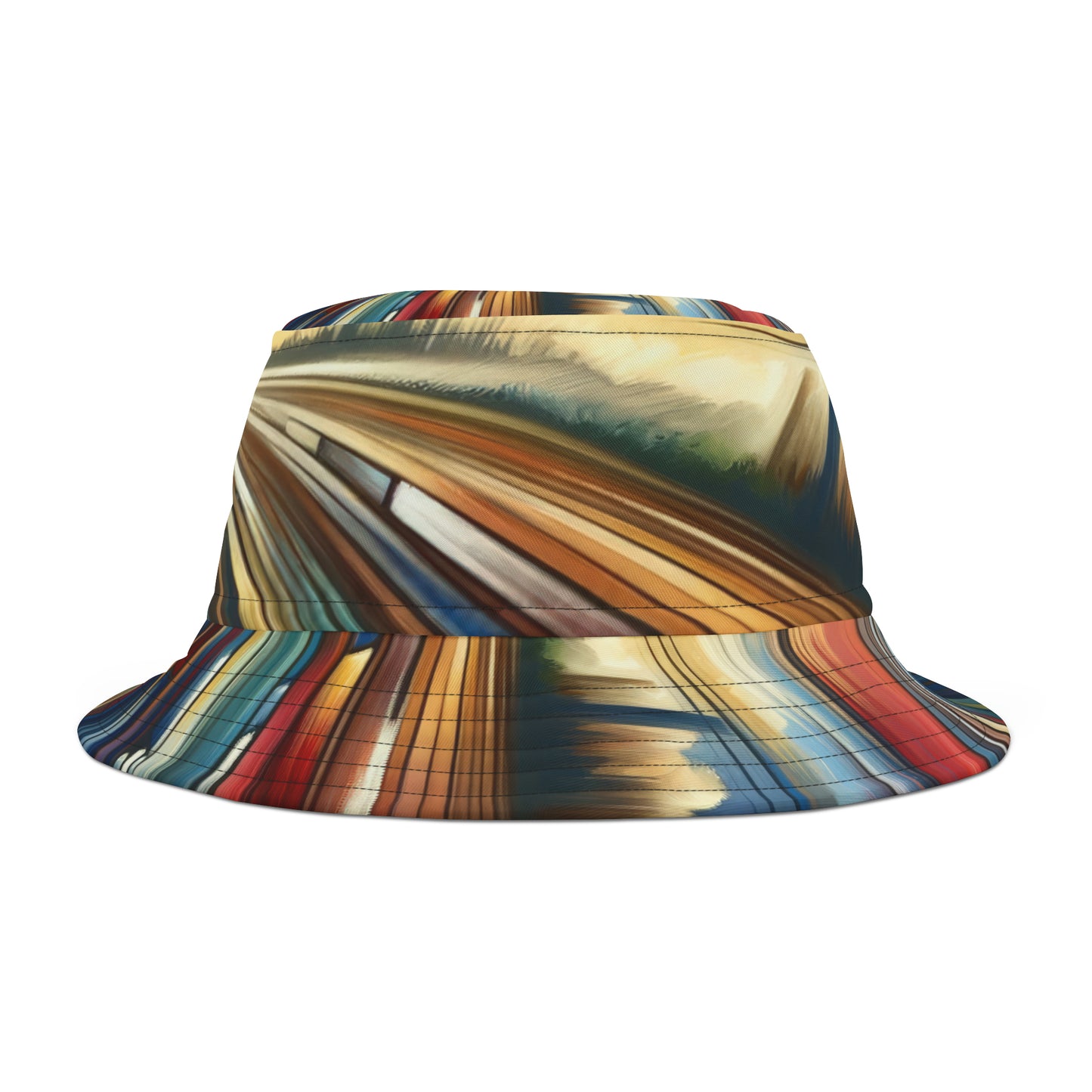 Strategic Horizon Tachism Bucket Hat (AOP)