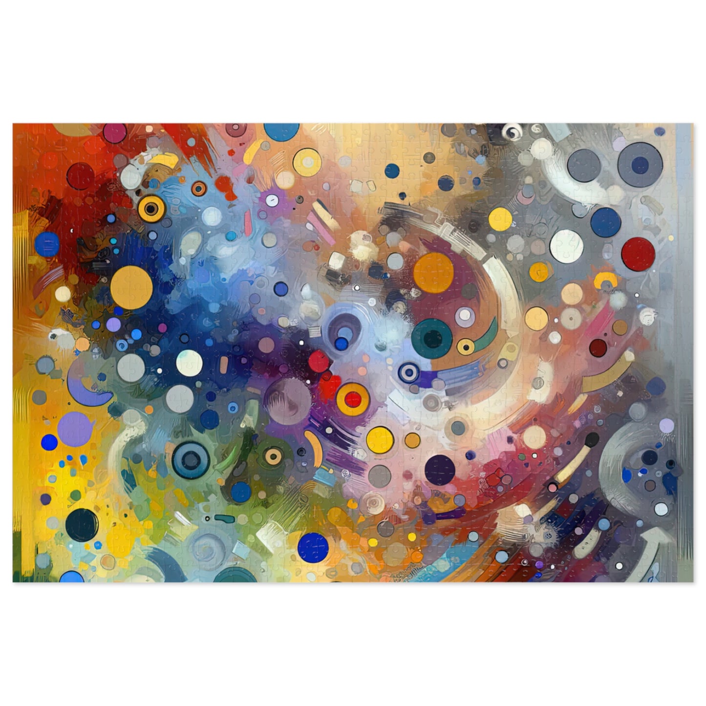 Humorous Unified Tachism Jigsaw Puzzle (30, 110, 252, 500,1000-Piece)