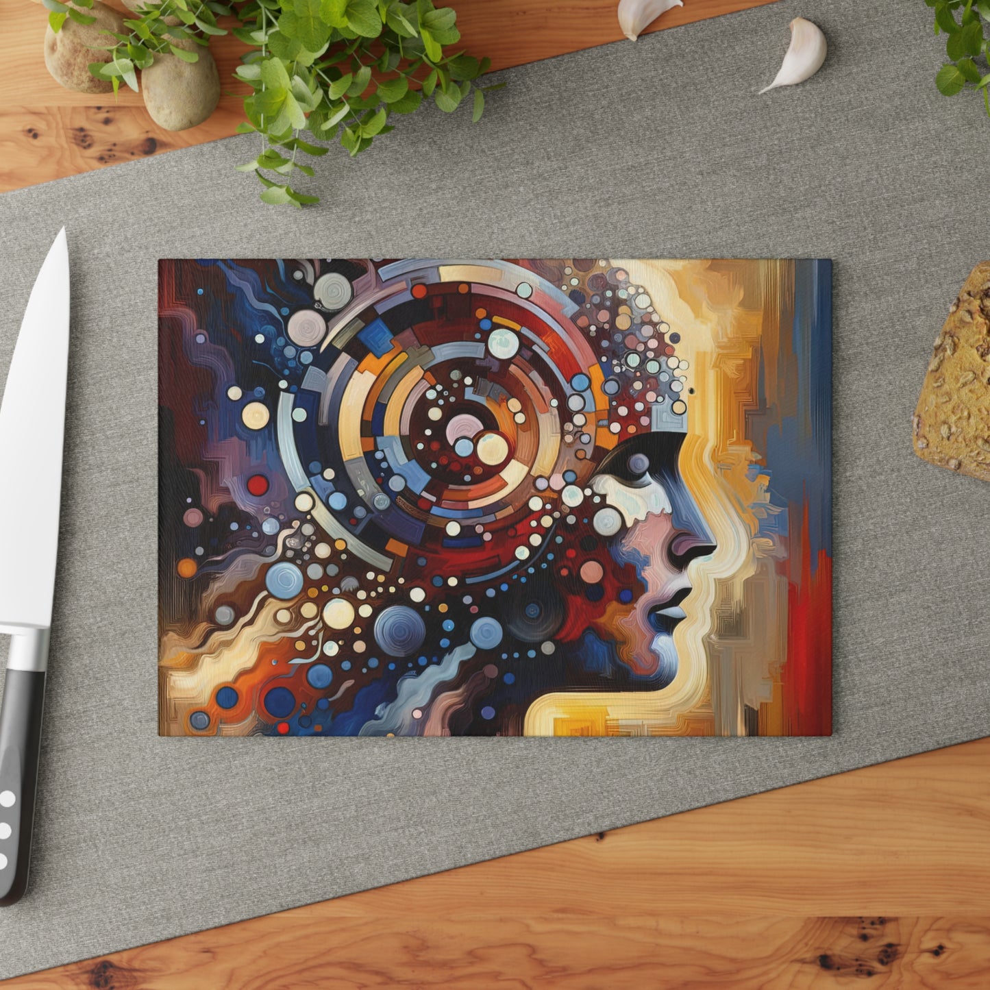 Conscious Choices Harmony Glass Cutting Board