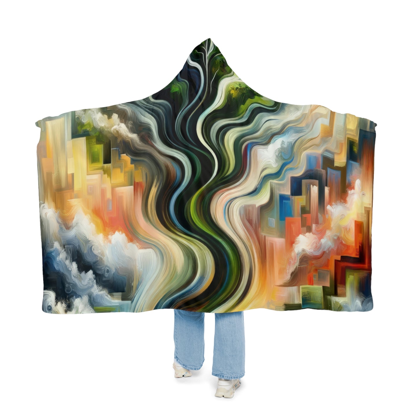 Eternal Digital Contrast Snuggle Blanket