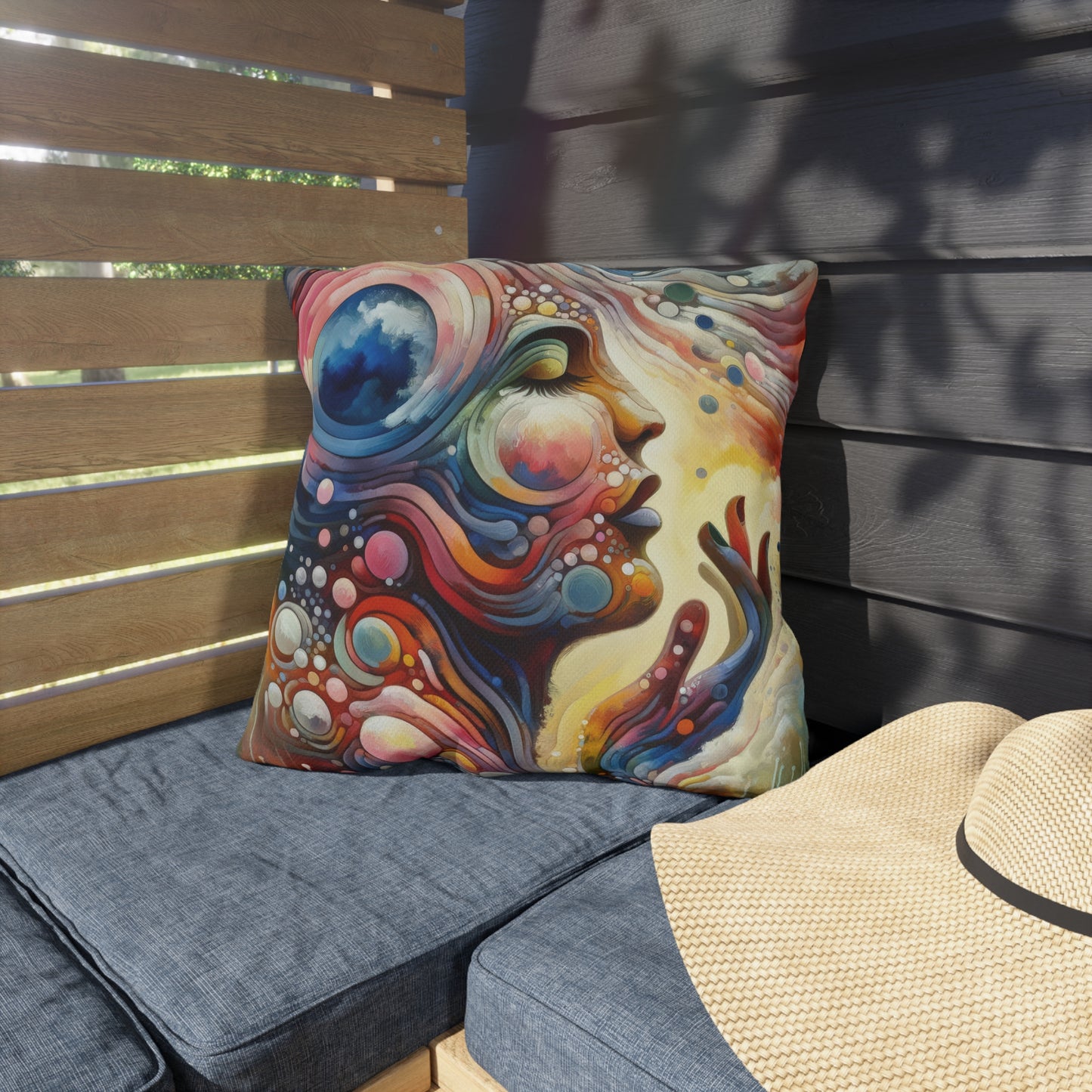 Mindful Melody Harmony Outdoor Pillows
