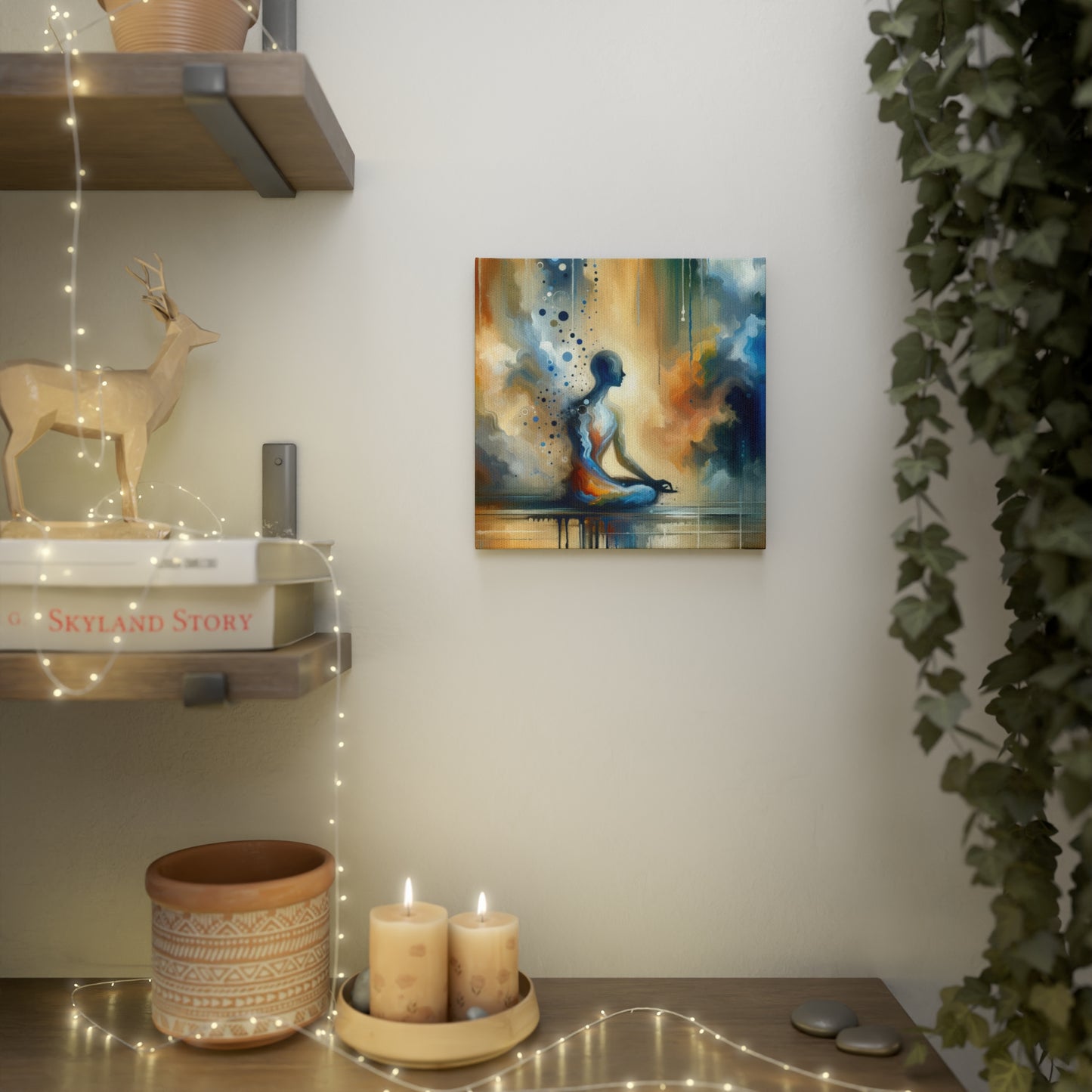 Resonance Abstract Healing Canvas Photo Tile