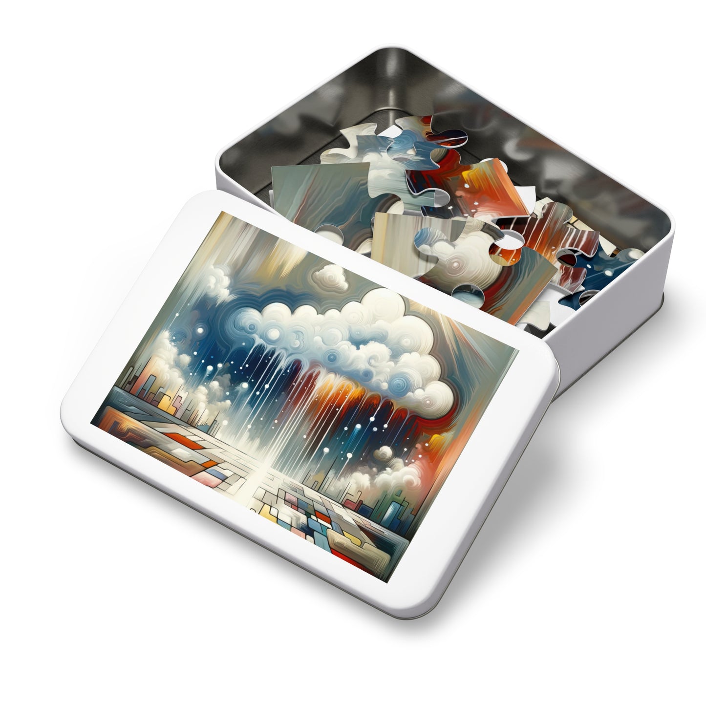 Grounding Silver Clouds Jigsaw Puzzle (30, 110, 252, 500,1000-Piece)