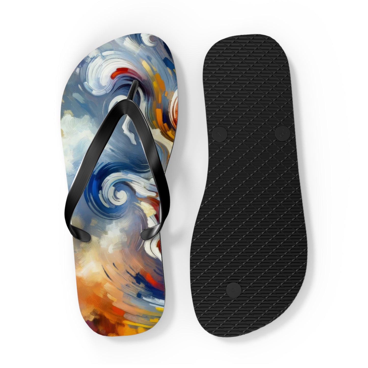 Dancing Disruption Tachism Flip Flops