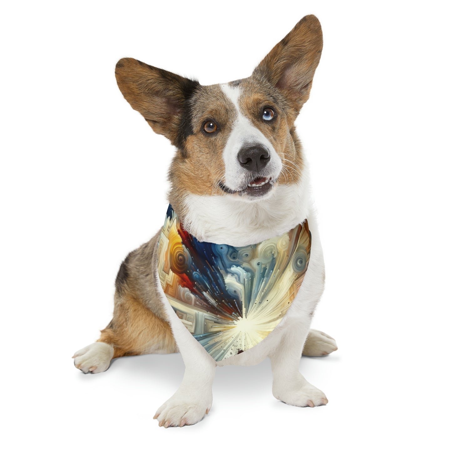 Memory Labyrinth Focus Pet Bandana Collar