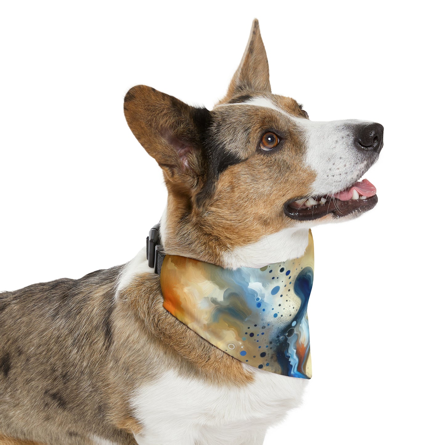 Resonance Abstract Healing Pet Bandana Collar