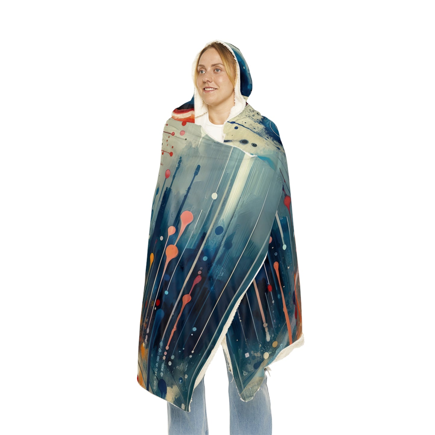 Rhythmic Heart Harmony Snuggle Blanket