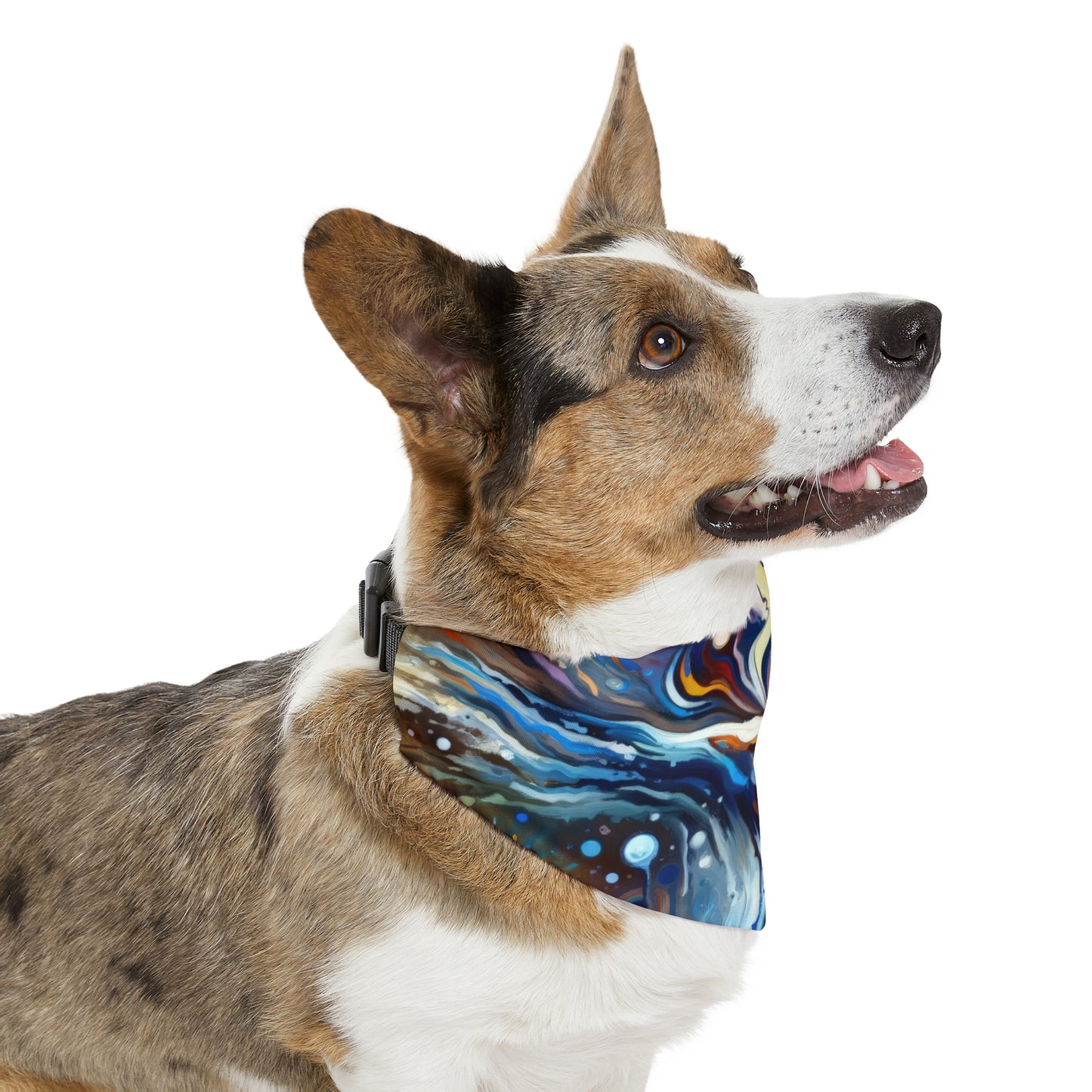 Journey Embrace Tachism Pet Bandana Collar