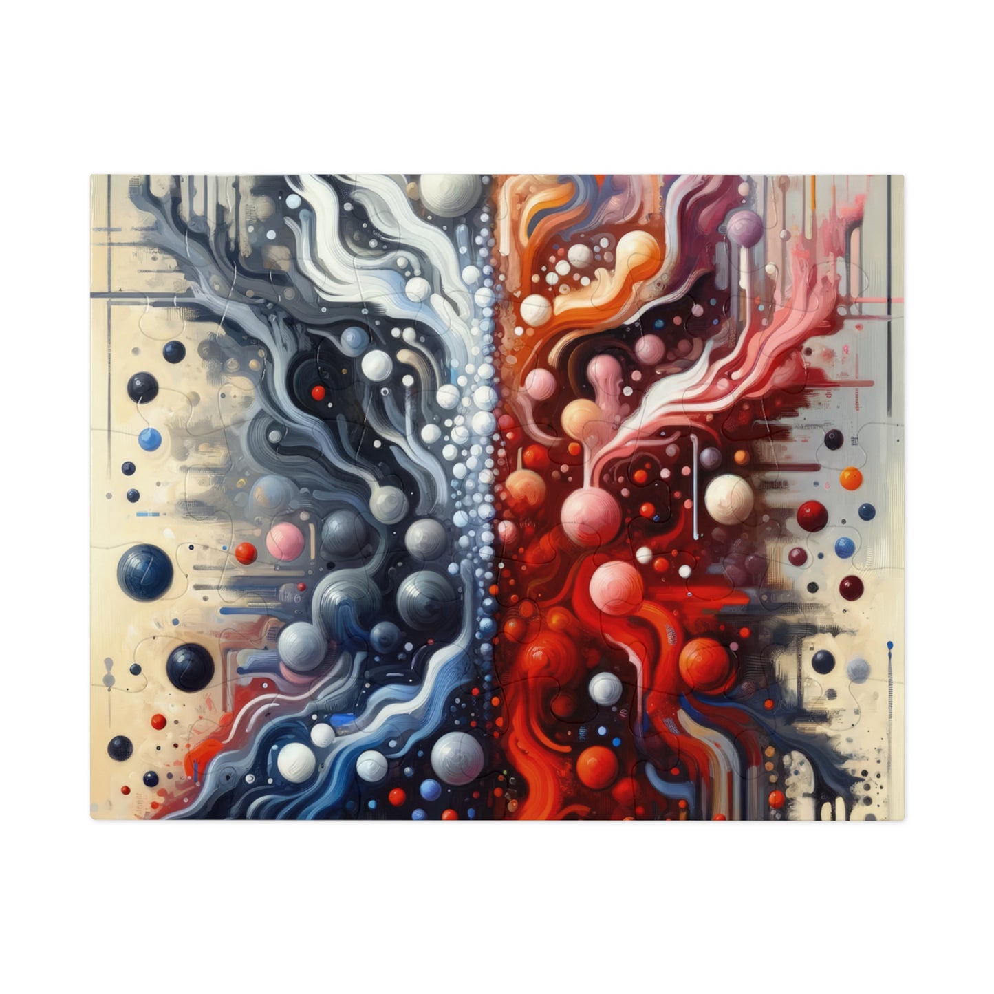 Symbiotic Exchange Abstract Jigsaw Puzzle (30, 110, 252, 500,1000-Piece)