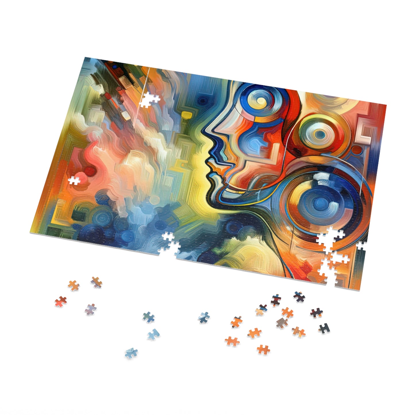 Emotional Perception Abstract Jigsaw Puzzle (30, 110, 252, 500,1000-Piece)