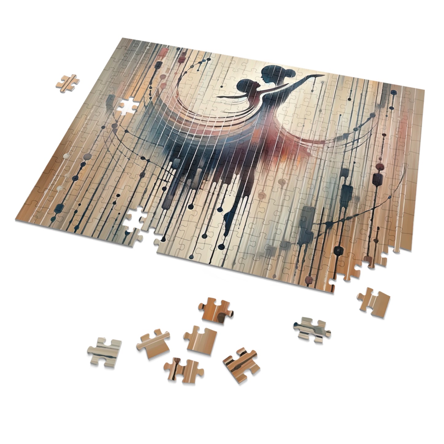 Rhythmic Heart Dance Jigsaw Puzzle (30, 110, 252, 500,1000-Piece)