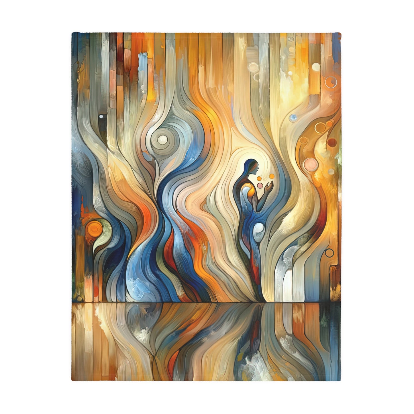Self Embrace Benevolence Velveteen Microfiber Blanket (Two-sided print)