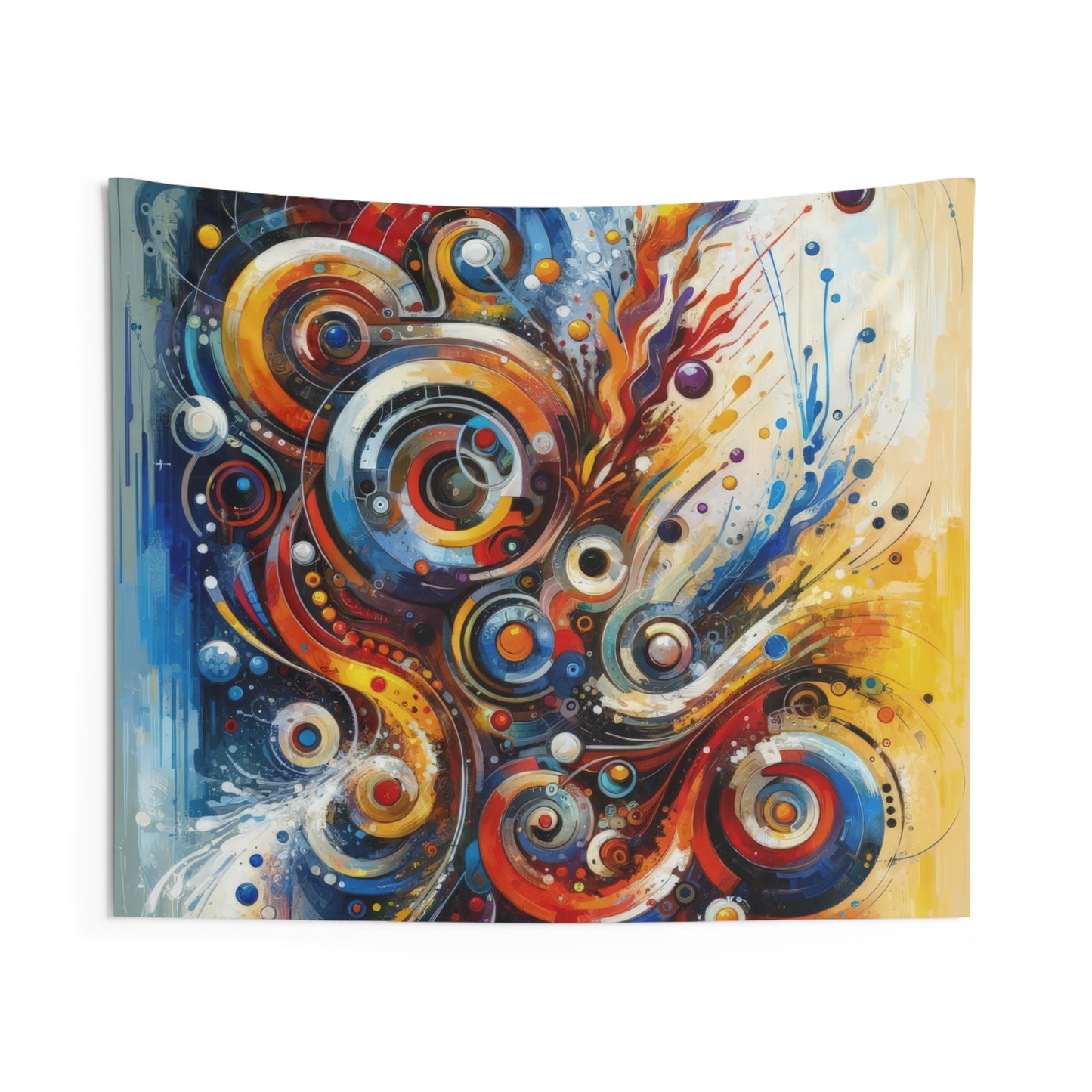 Harmonic Abstract Synergy Indoor Wall Tapestries