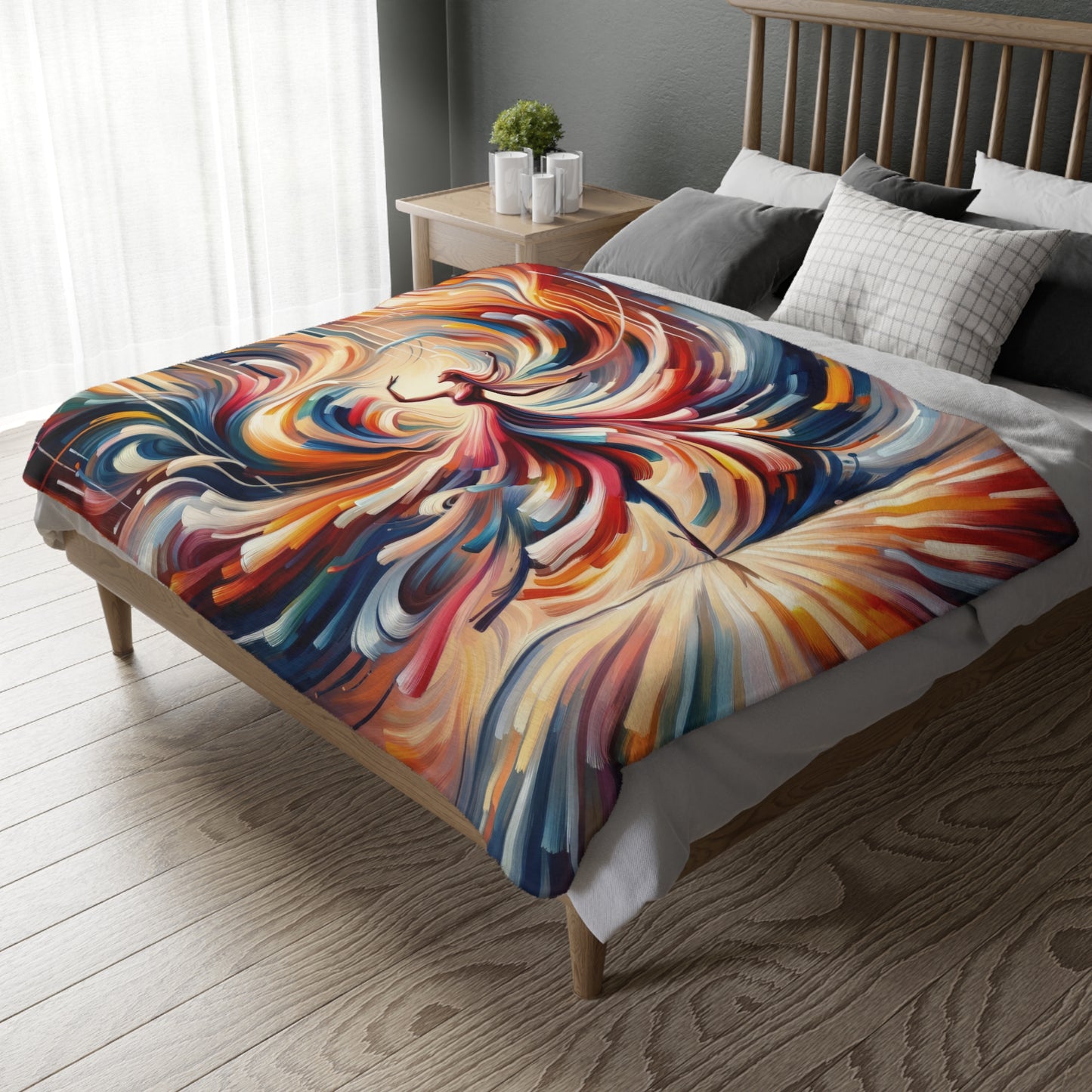 Life Grandest Ballroom Velveteen Microfiber Blanket (Two-sided print)