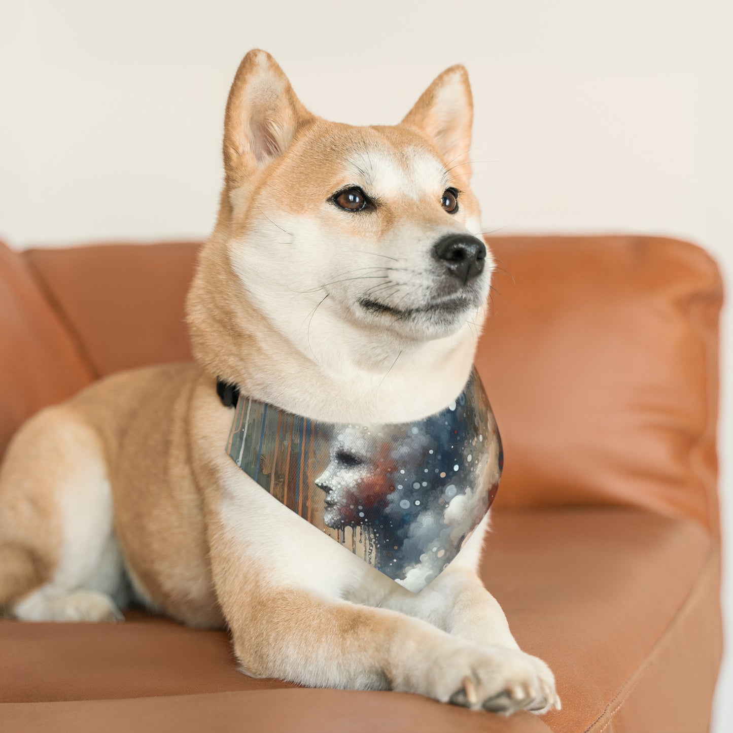 Ephemeral Hour Residue Pet Bandana Collar