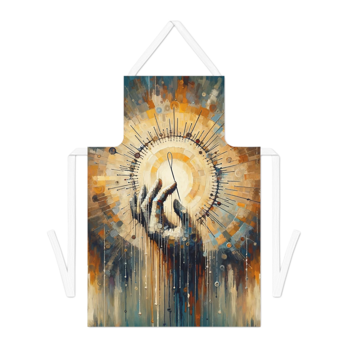 Sovereign Reflective Tachism Adult Apron (AOP)