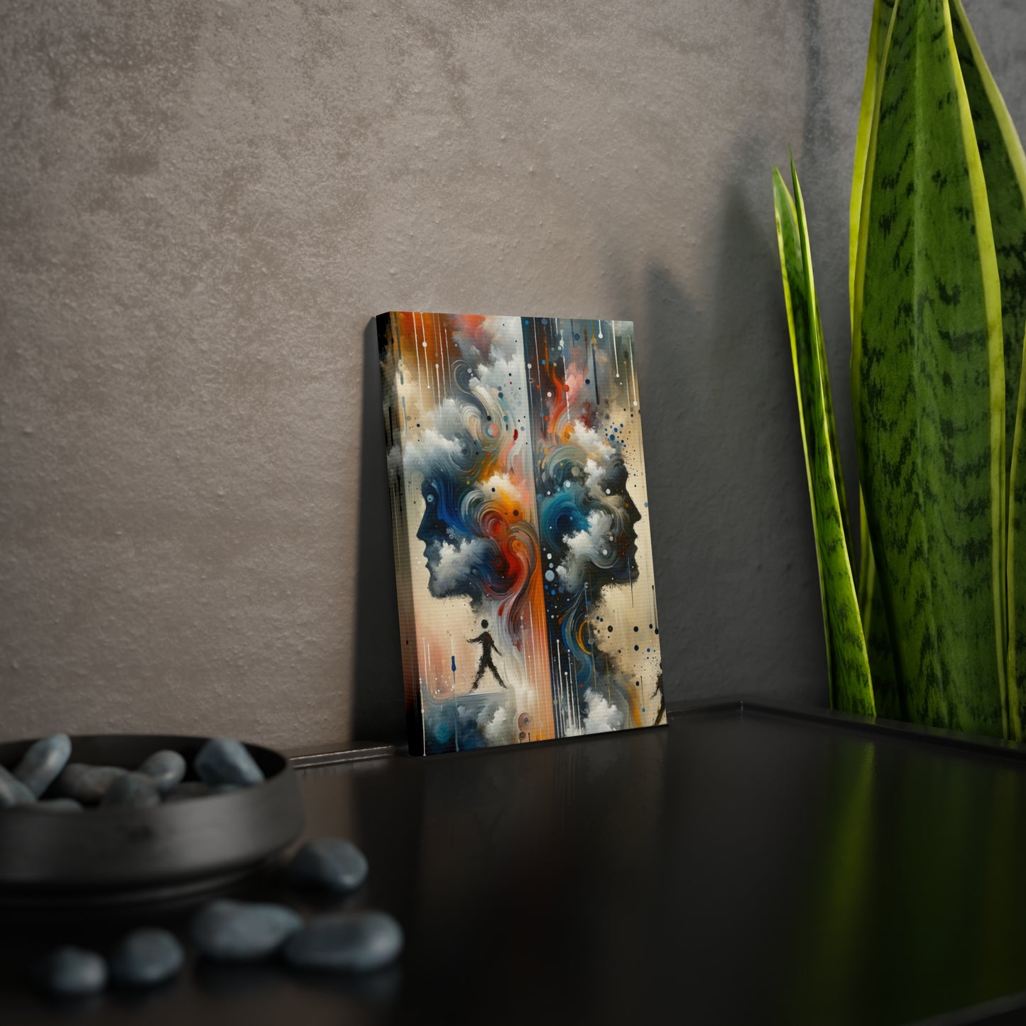 Connected Isolation Paradox Canvas Photo Tile