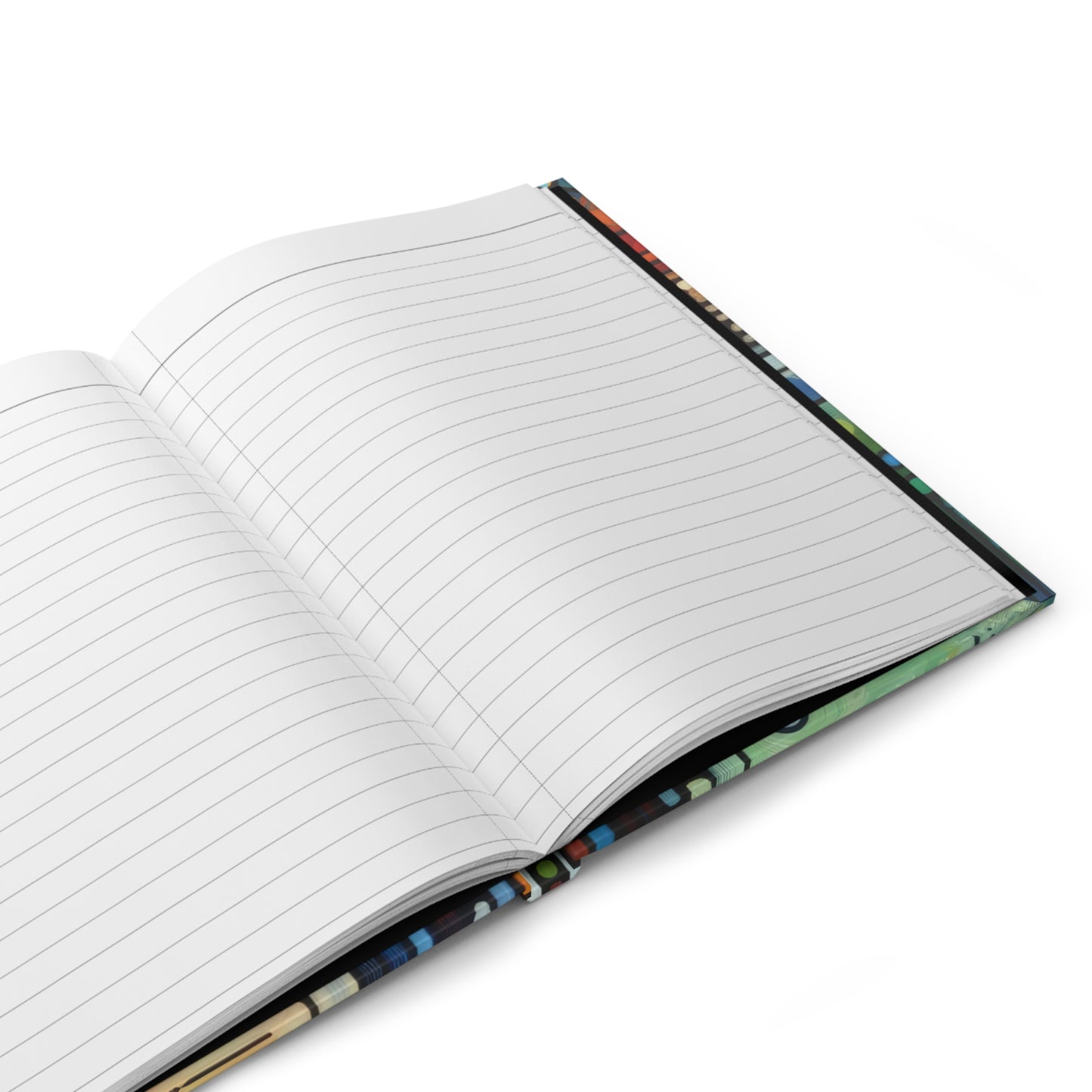 Empathetic Connection Abstract Hardcover Journal Matte