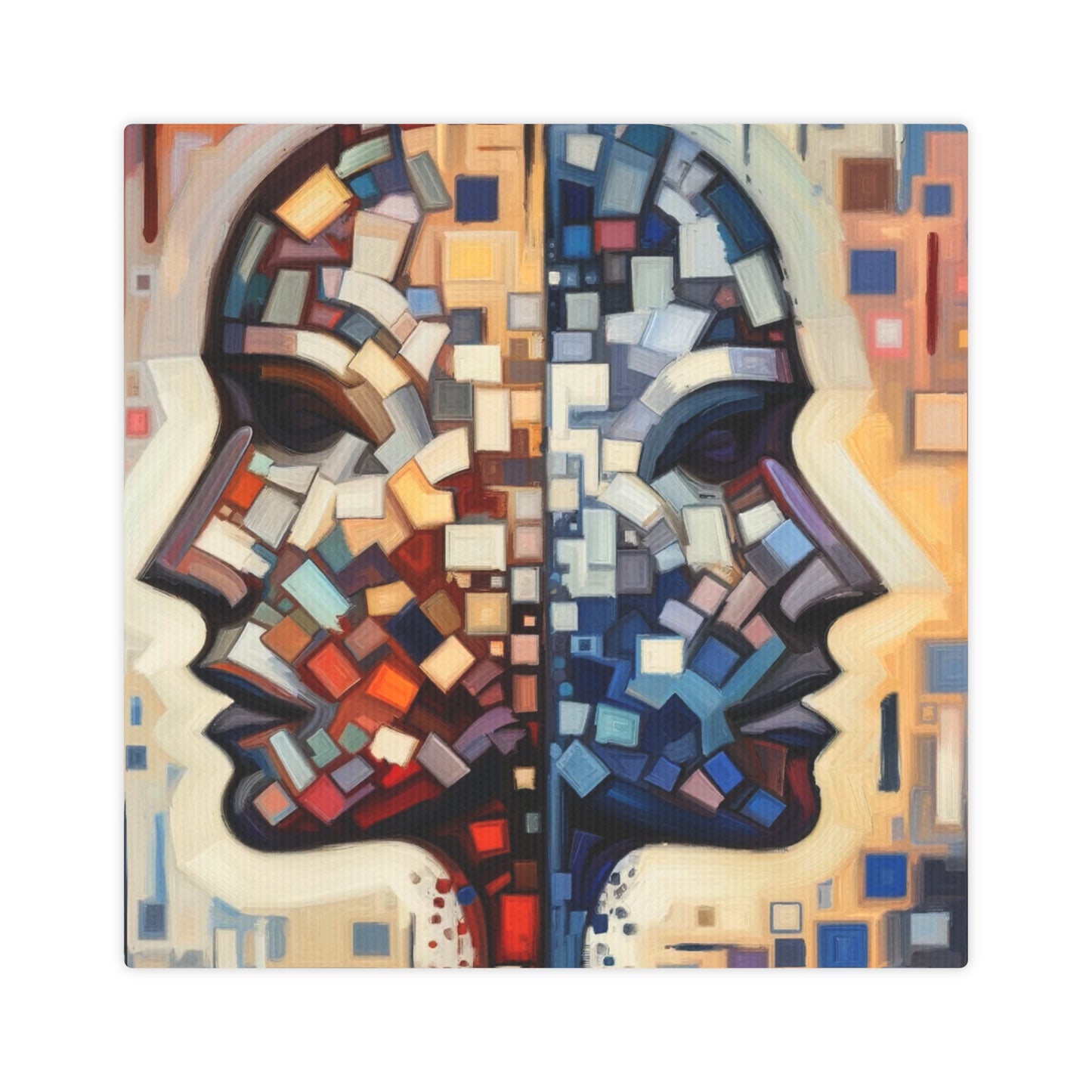 Identity Tachism Intersection Canvas Photo Tile
