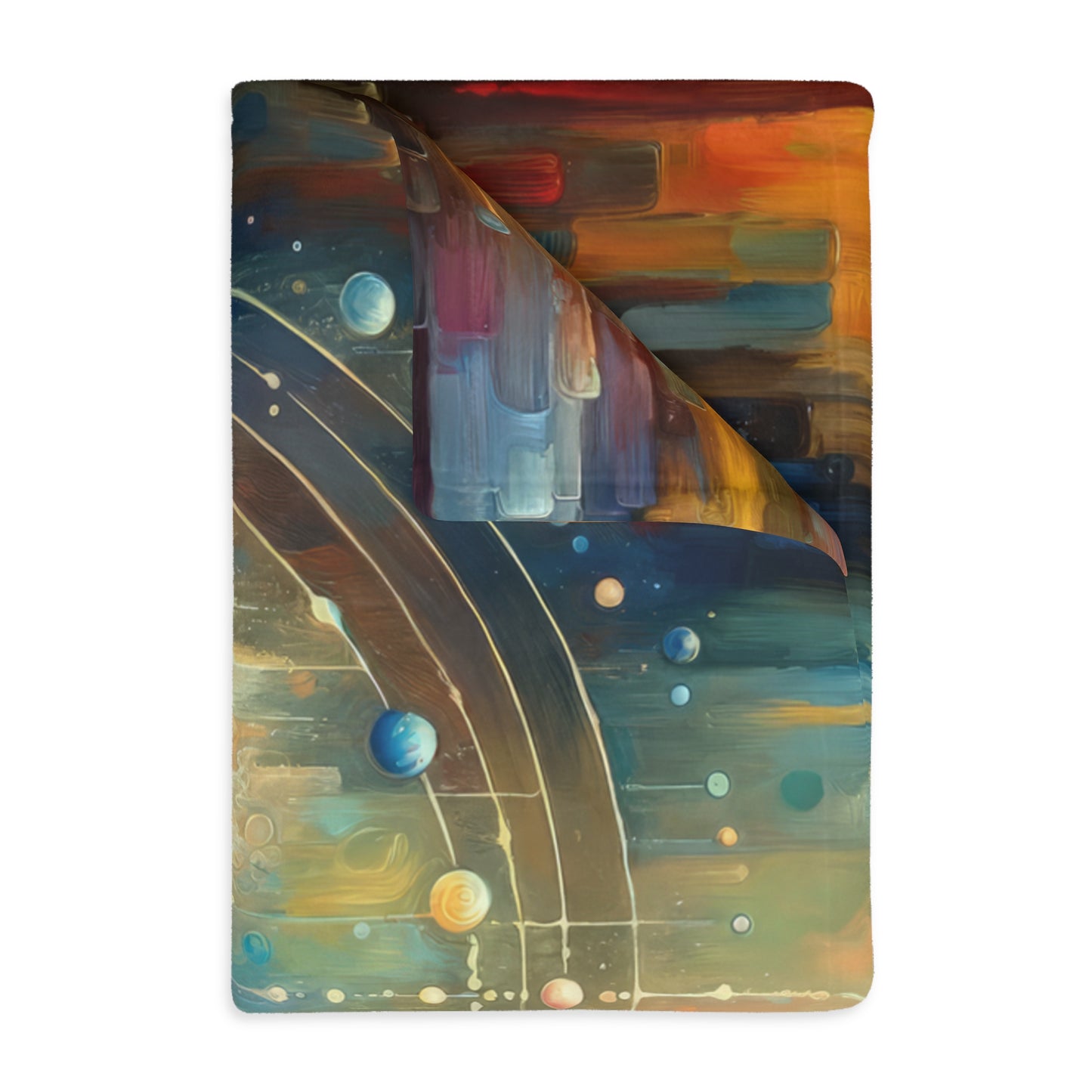 Unified Heart Reflections Velveteen Microfiber Blanket (Two-sided print)