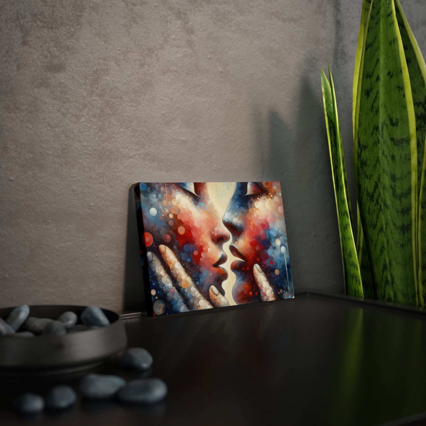 Dialogue Trust Tachism Canvas Photo Tile