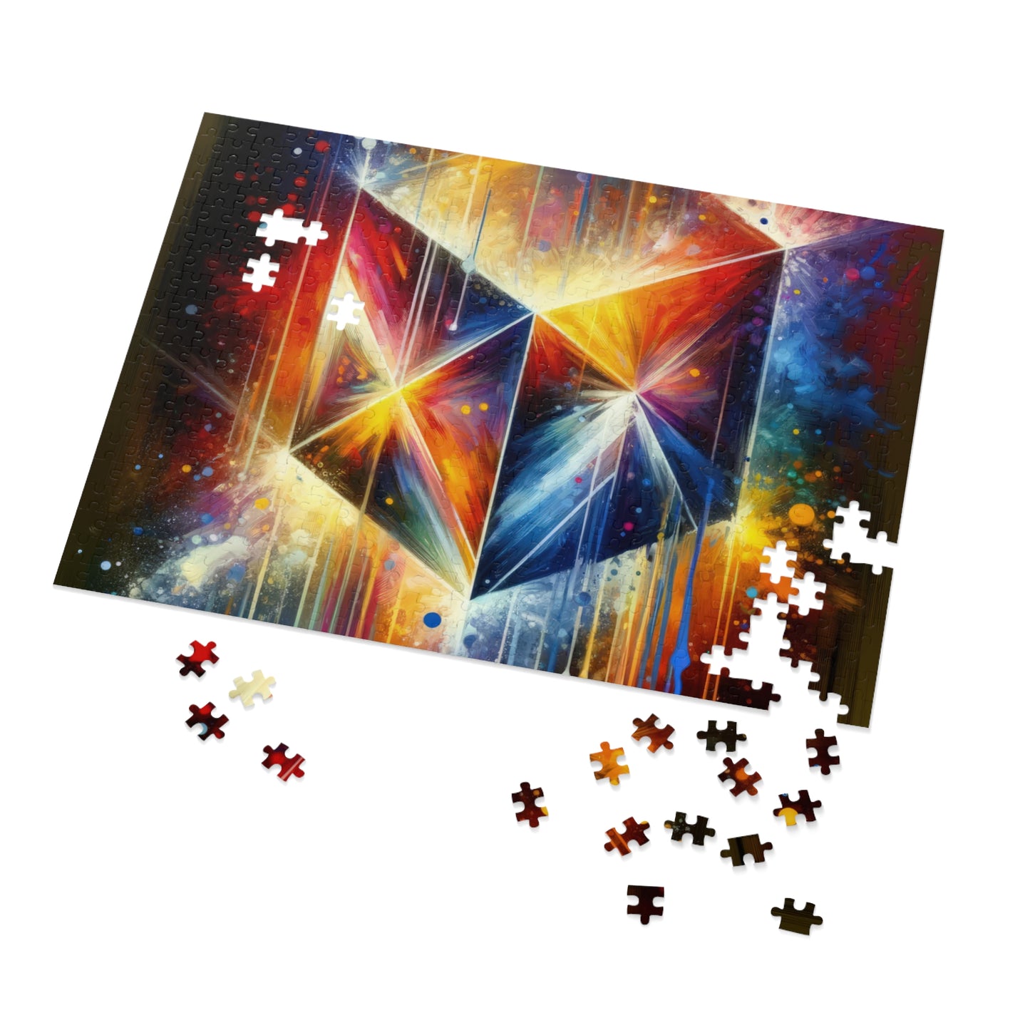 Prismatic Light Spectrum Jigsaw Puzzle (30, 110, 252, 500,1000-Piece)