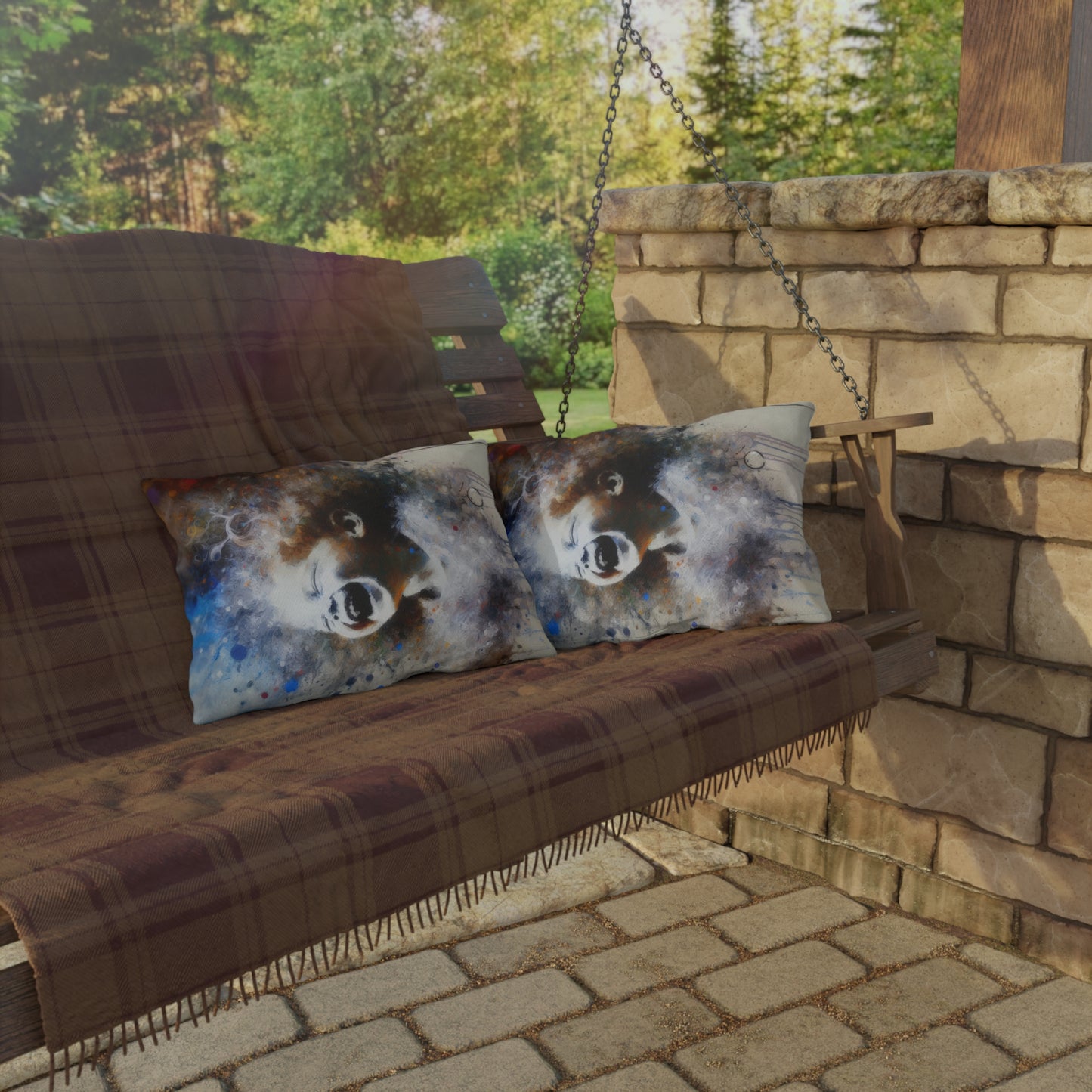 Laughter Essence Presence Outdoor Pillows