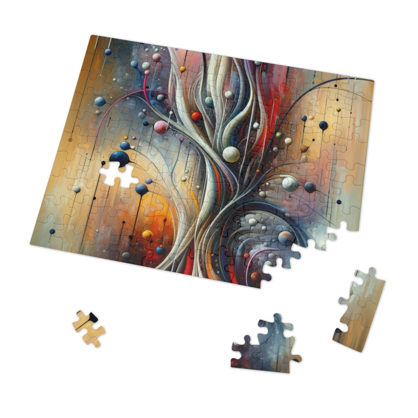 Invisible Threads Influence Jigsaw Puzzle (30, 110, 252, 500,1000-Piece)