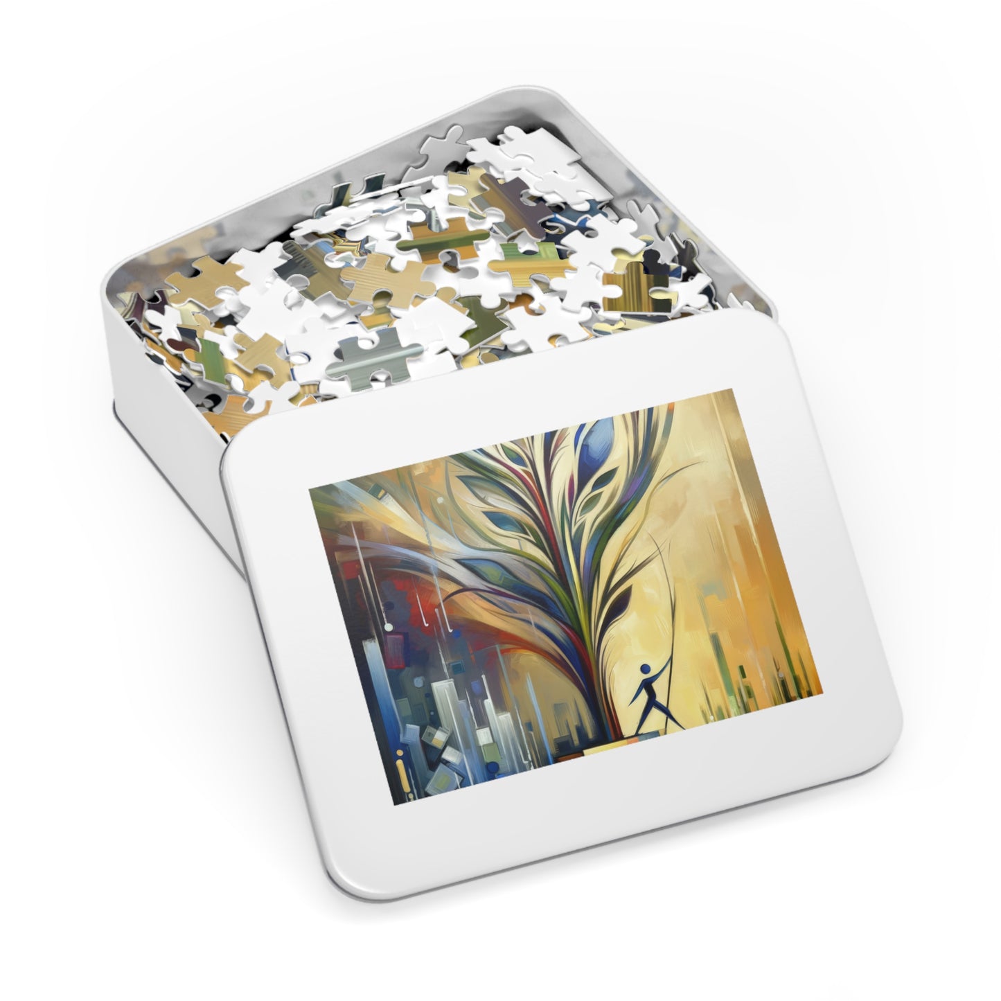 Pruning Distraction Tachism Jigsaw Puzzle (30, 110, 252, 500,1000-Piece)