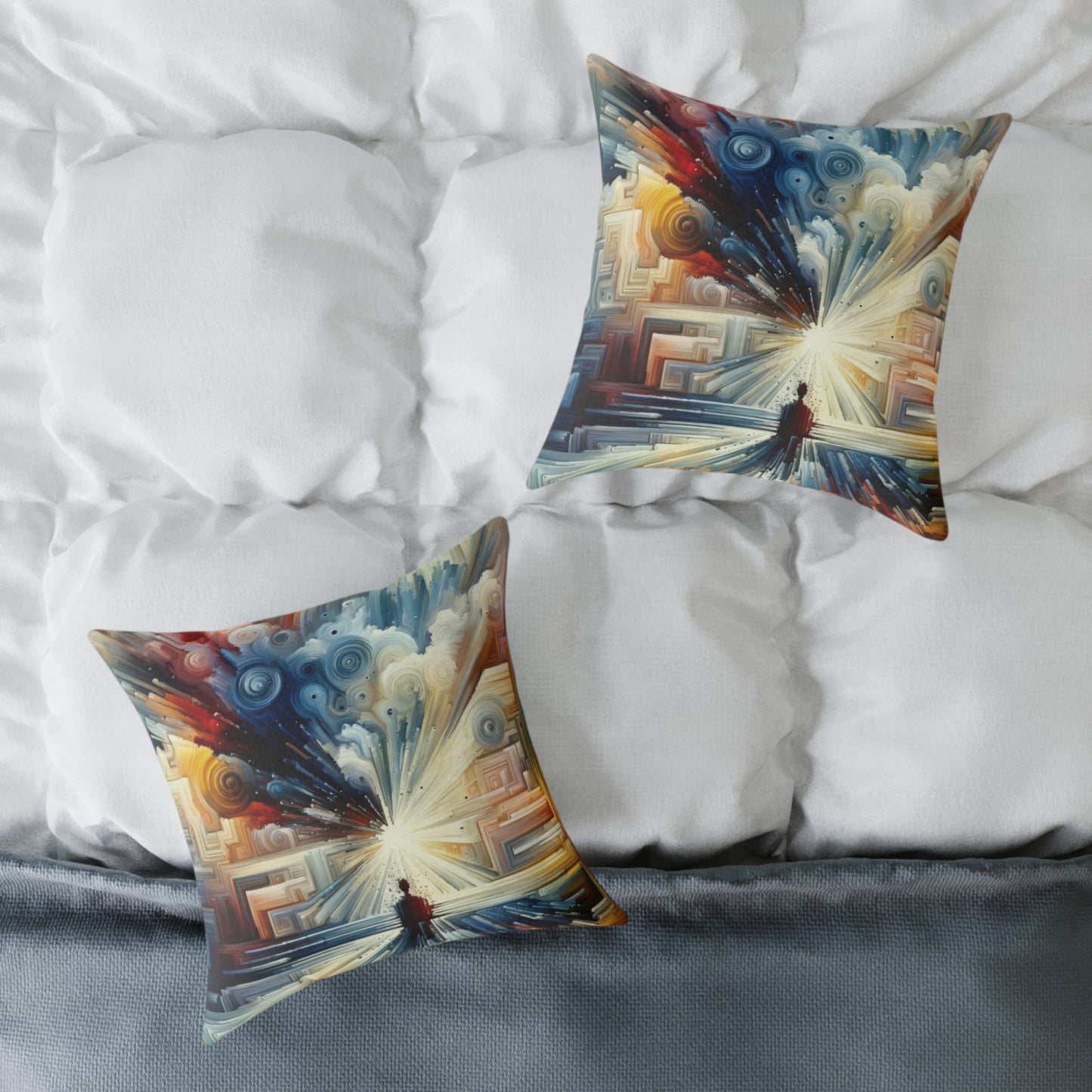 Memory Labyrinth Focus Spun Polyester Pillow