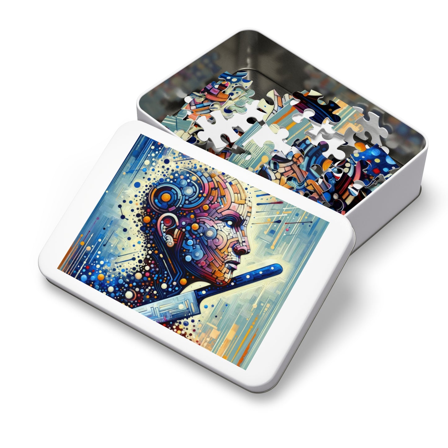 Digital Carving Abstract Jigsaw Puzzle (30, 110, 252, 500,1000-Piece)