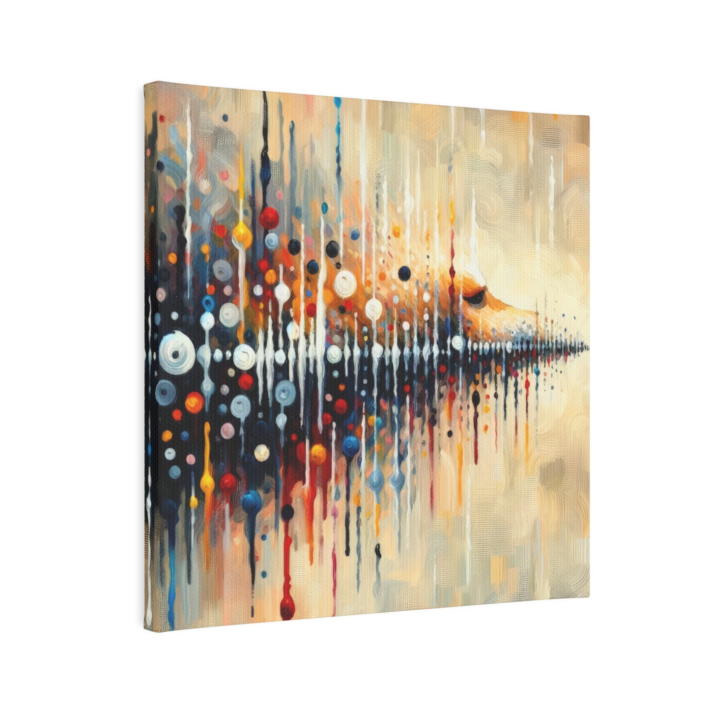 Distant Barking Echoes Canvas Photo Tile