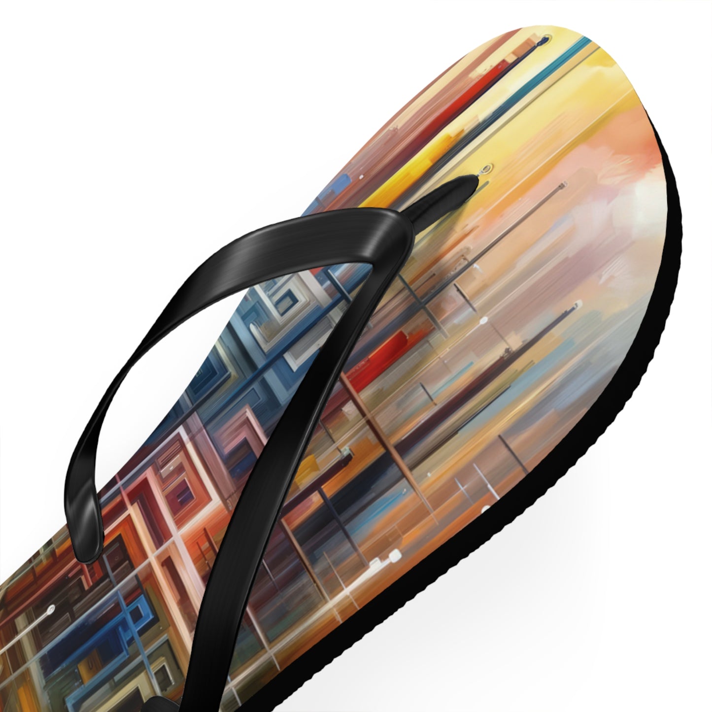 Urban Flow Interconnectedness Flip Flops