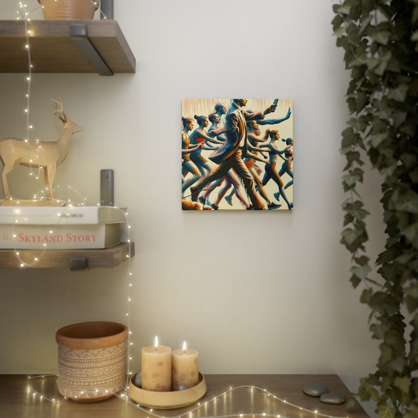 Urban Movement Disconnect Canvas Photo Tile