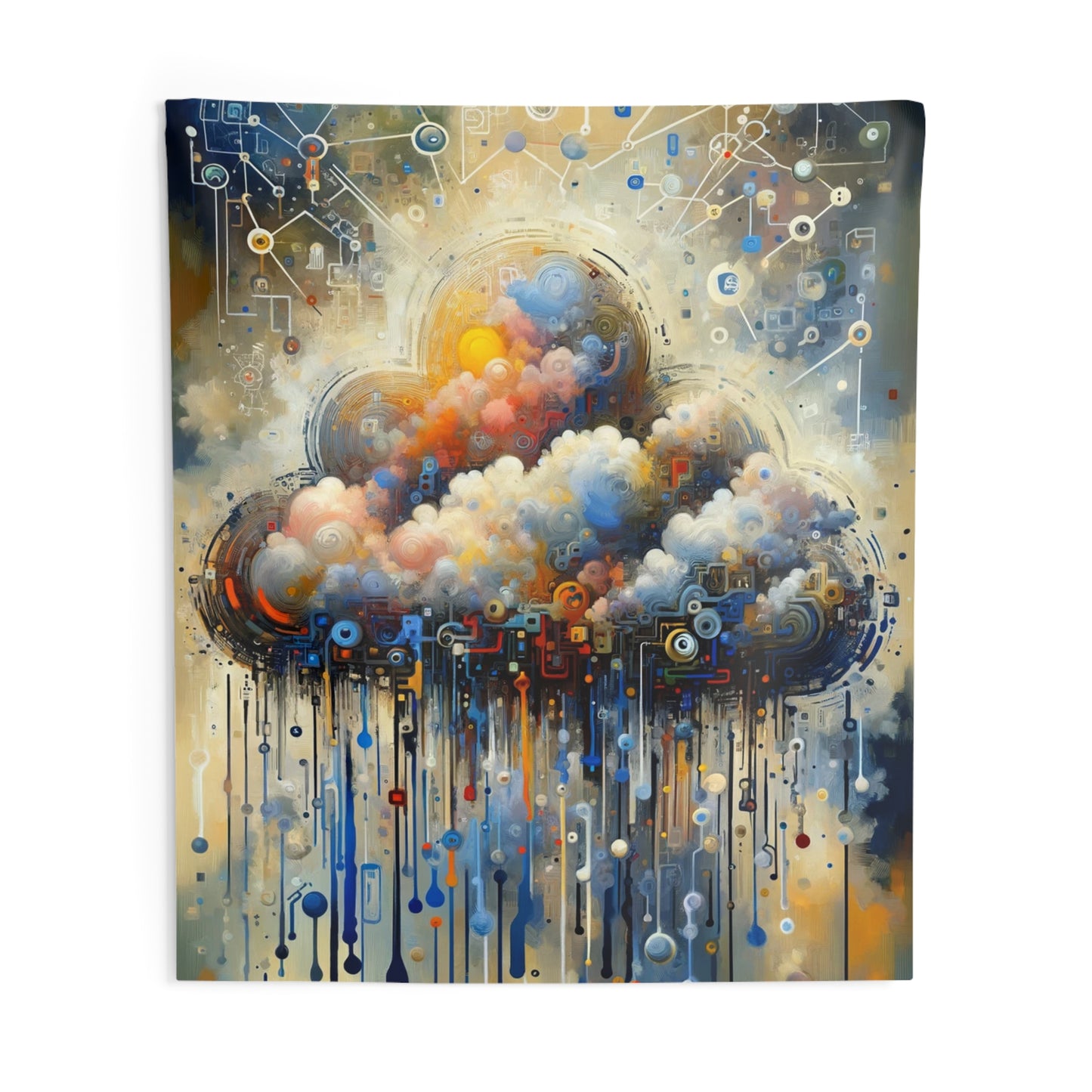 Cloud Community Crafting Indoor Wall Tapestries