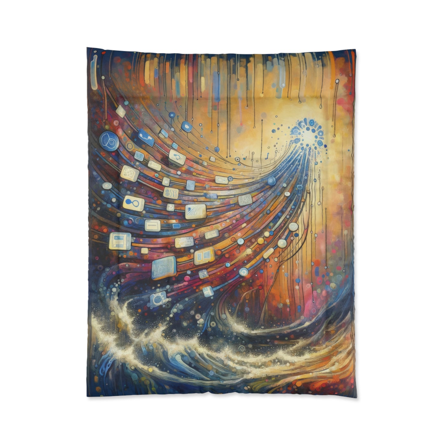 Digital Tapestry Weaving Comforter