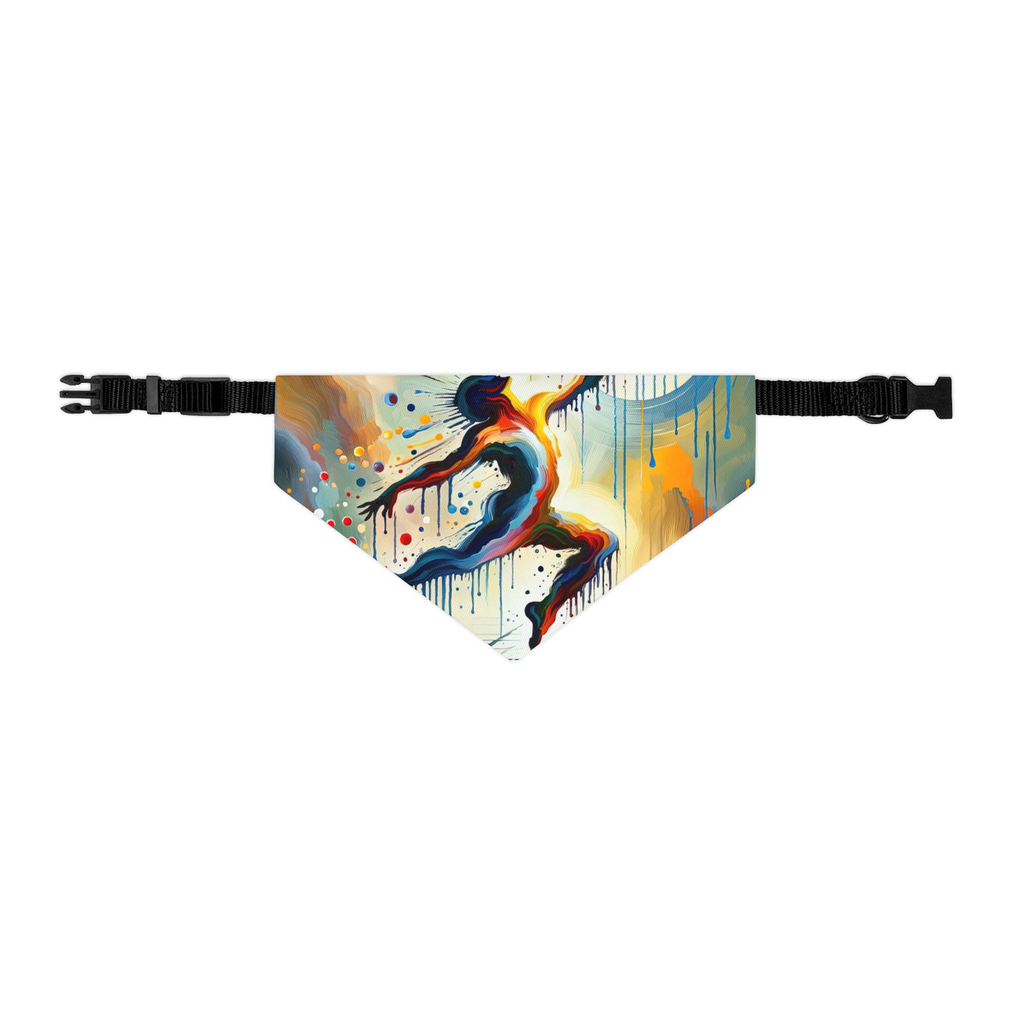 Expressive Dance Reflection Pet Bandana Collar