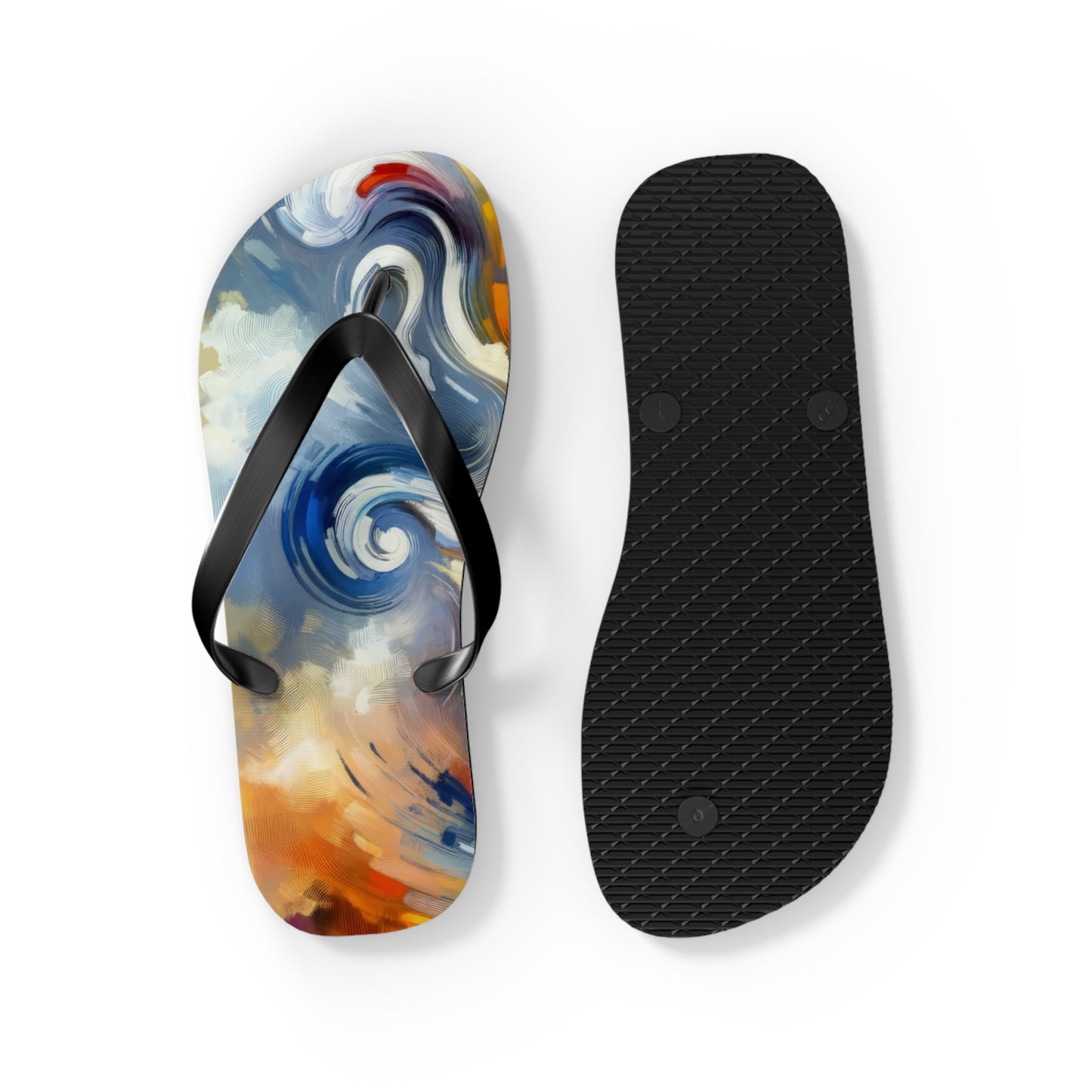 Dancing Disruption Tachism Flip Flops