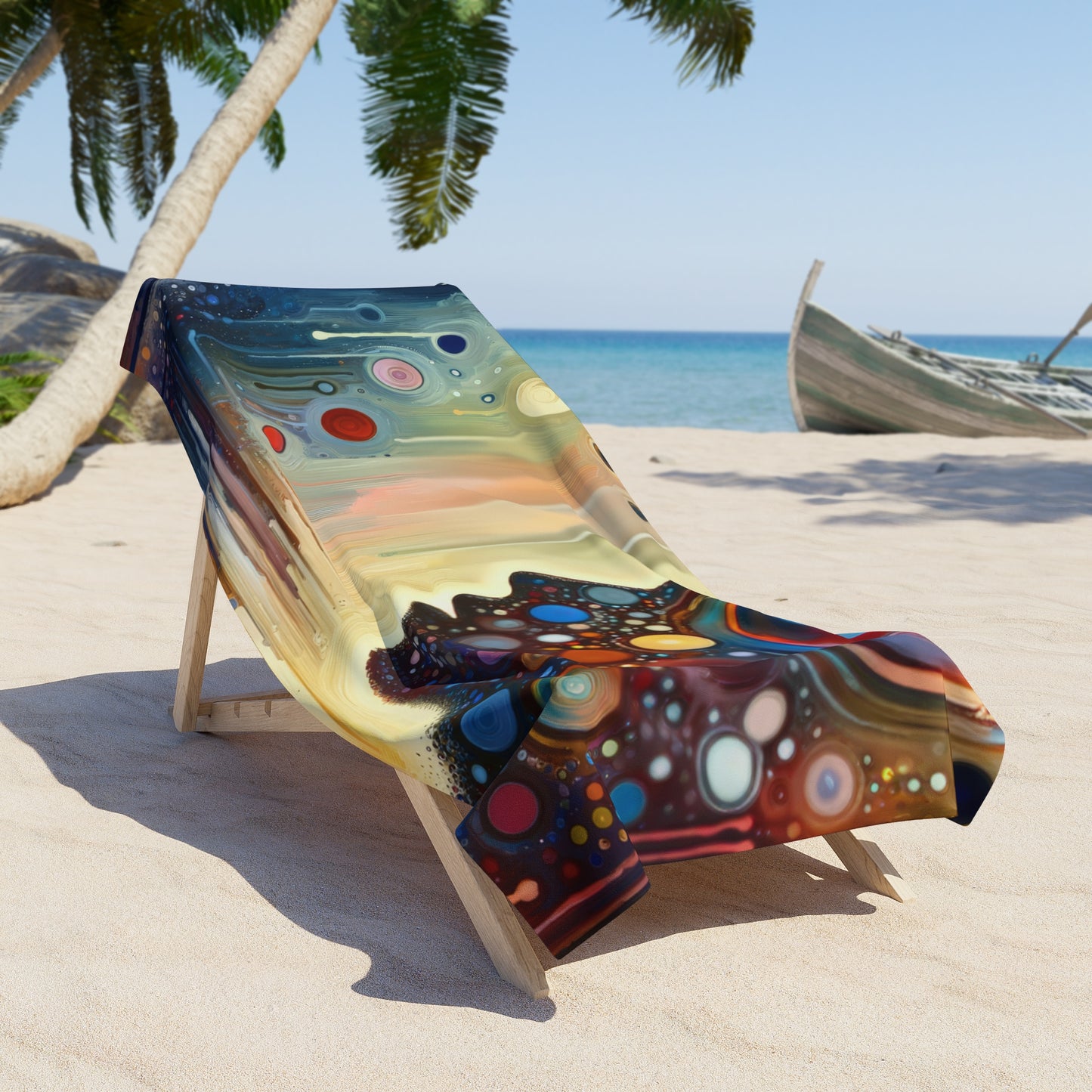 Echoed Intrinsic Universality Beach Towel