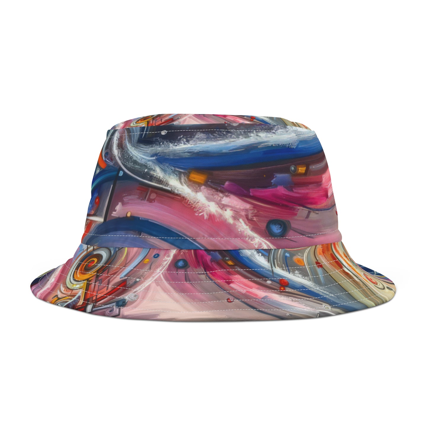 Interconnectivity Tachism Dynamics Bucket Hat (AOP)
