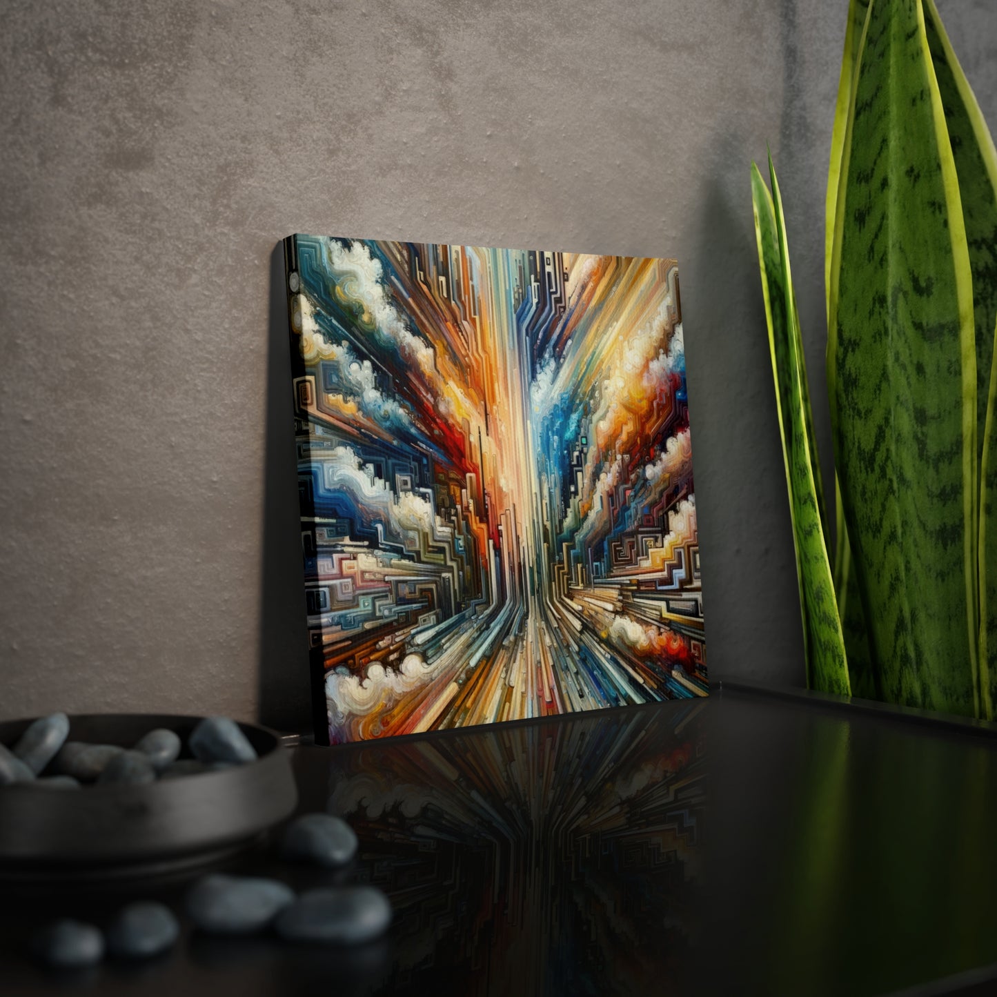 Transformative Tapestry Ascent Canvas Photo Tile