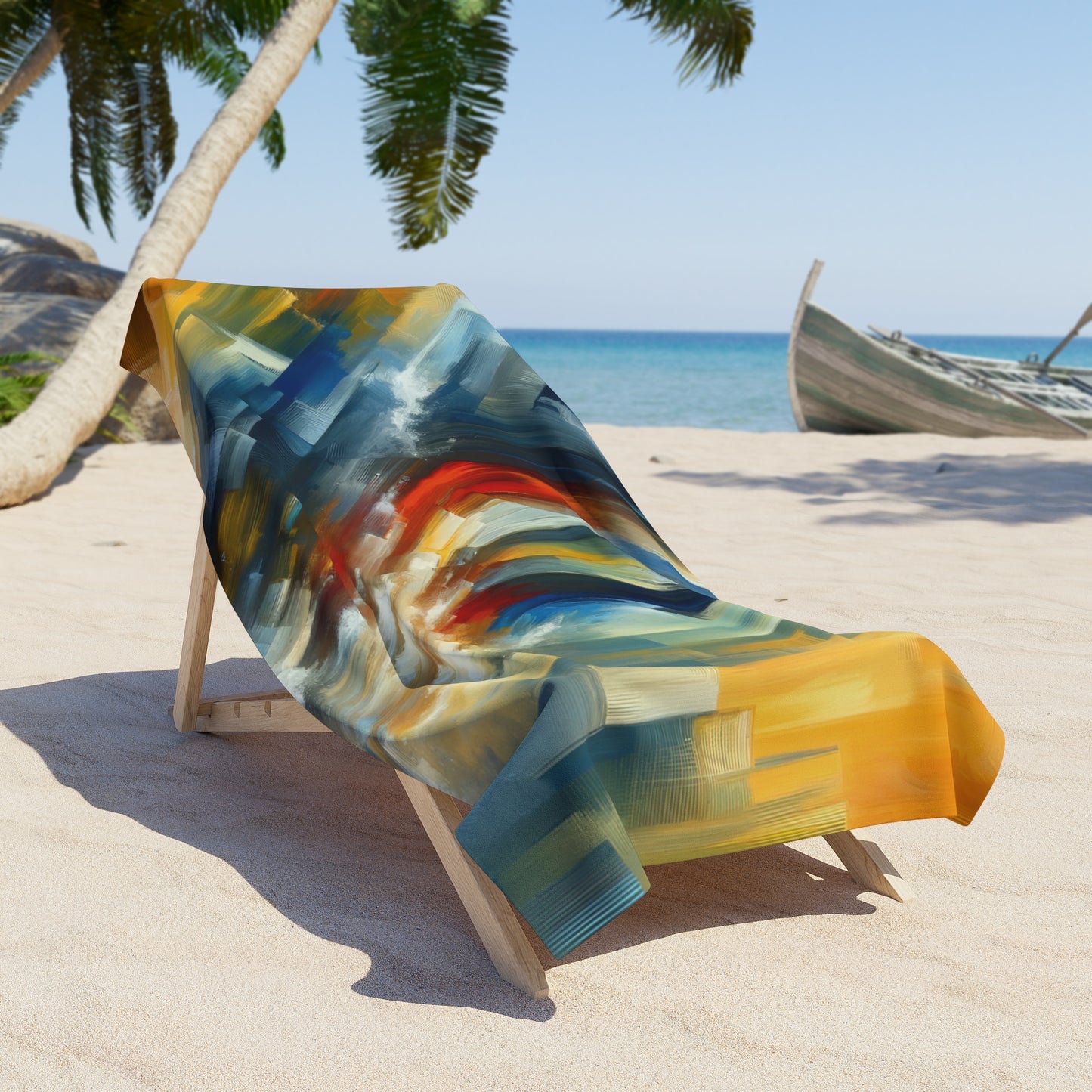 Persistence Force Abstract Beach Towel