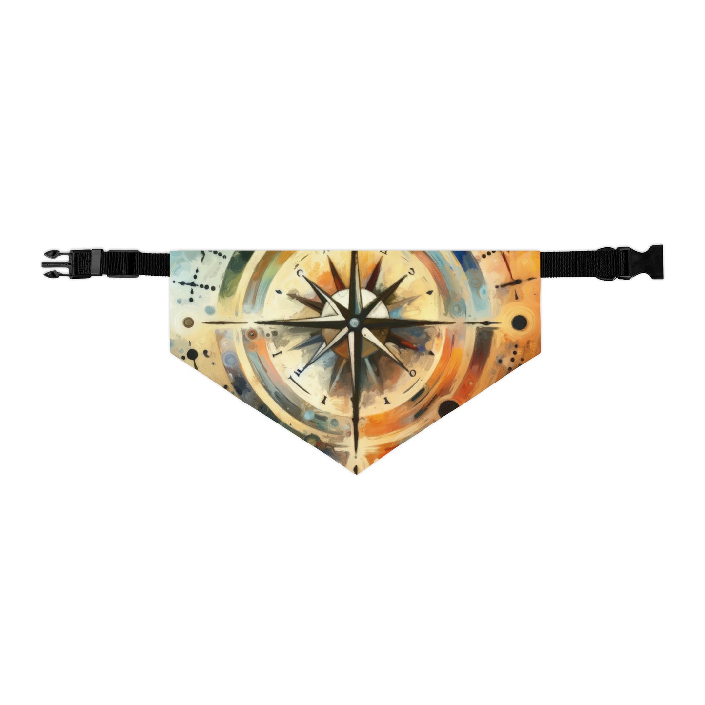 Guidance Abstract Compass Pet Bandana Collar