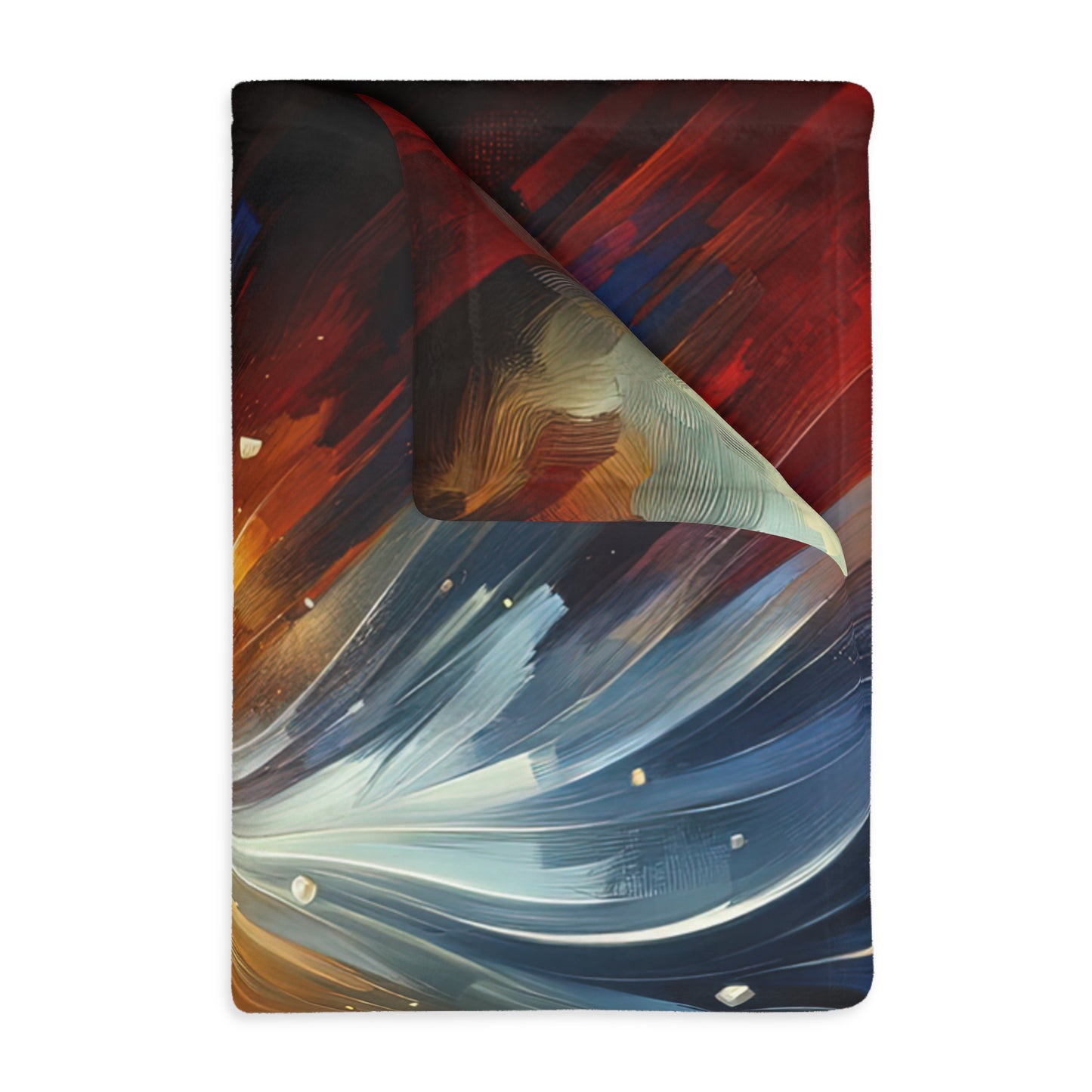 Igniting Transformational Currents Velveteen Microfiber Blanket (Two-sided print)